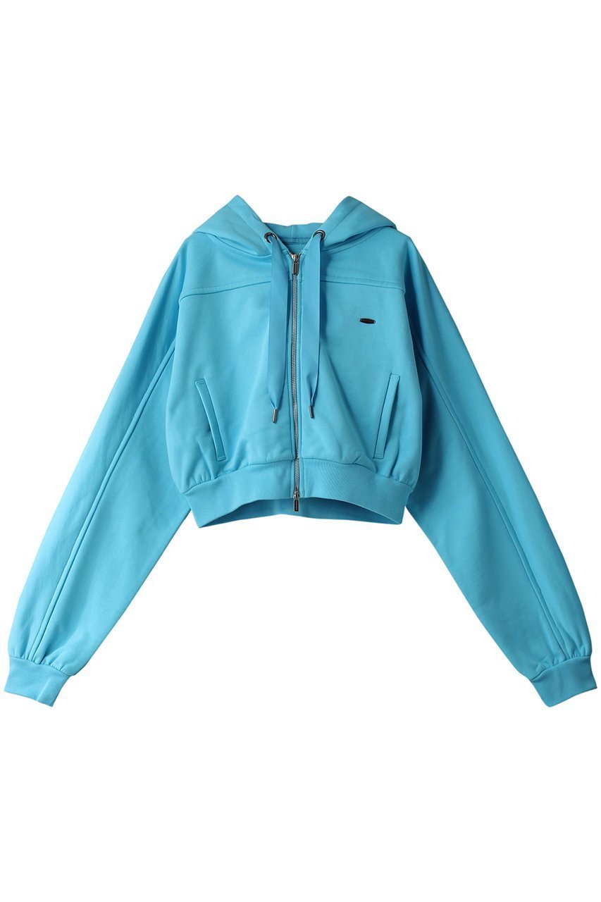 【メゾンスペシャル/MAISON SPECIAL】のフロントジップショートフーディ インテリア・キッズ・メンズ・レディースファッション・服の通販 founy(ファニー) 　ファッション　Fashion　レディースファッション　Fashion for Women　トップス・カットソー　Cut & Sew Tops　シャツ・ブラウス・オフィスカジュアル　Elegant Blouses & Button-Ups　レディースパーカー・カジュアルフーディー　Casual Hoodies & Sweatshirts　ロングTシャツ・Tシャツ　Longline T-Shirts & Tees　スウェット・クルーネックトップス　Sweatshirts & Crewnecks / Relaxed Fit Sweat Tops　カットソー・ベーシックTシャツ　Cut-and-Sewn Tops / Stretch Tees & Basics　コンパクト　Compact, Small Size　ショート　Short, Short Length　スウェット / スエット　Sweatshirt, Sweatwear　バランス　Balance, Style Balance　パーカー　Hoodie, Parka　BLU(ブルー)|ID: prp329100004606286 ipo3291000000032849984