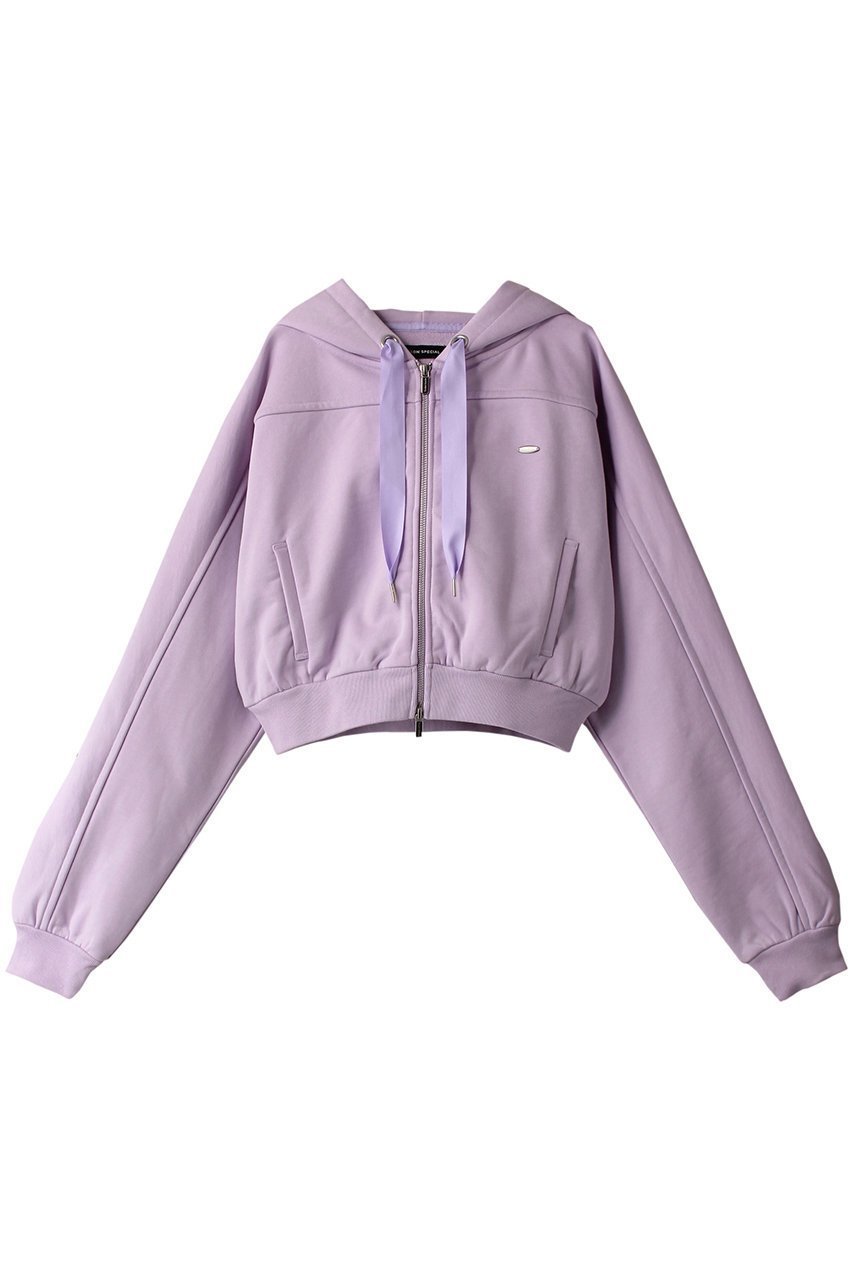 【メゾンスペシャル/MAISON SPECIAL】のフロントジップショートフーディ インテリア・キッズ・メンズ・レディースファッション・服の通販 founy(ファニー) 　ファッション　Fashion　レディースファッション　Fashion for Women　トップス・カットソー　Cut & Sew Tops　シャツ・ブラウス・オフィスカジュアル　Elegant Blouses & Button-Ups　レディースパーカー・カジュアルフーディー　Casual Hoodies & Sweatshirts　ロングTシャツ・Tシャツ　Longline T-Shirts & Tees　スウェット・クルーネックトップス　Sweatshirts & Crewnecks / Relaxed Fit Sweat Tops　カットソー・ベーシックTシャツ　Cut-and-Sewn Tops / Stretch Tees & Basics　コンパクト　Compact, Small Size　ショート　Short, Short Length　スウェット / スエット　Sweatshirt, Sweatwear　バランス　Balance, Style Balance　パーカー　Hoodie, Parka　PPL(パープル)|ID: prp329100004606286 ipo3291000000032849989