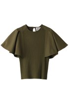 【マルティニーク/martinique】の【l heritage martinique】コットンポリエステルリブタックスリーブプルオーバー カーキ|ID: prp329100004606290 ipo3291000000032850302