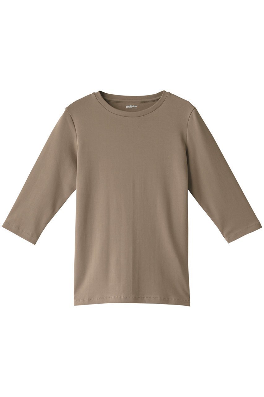 【マルティニーク/martinique】のコットンTシャツ 人気、トレンドファッション・服の通販 founy(ファニー) 　ファッション　Fashion　レディースファッション　Fashion for Women　トップス・カットソー　Cut & Sew Tops　シャツ・ブラウス・オフィスカジュアル　Elegant Blouses & Button-Ups　ロングTシャツ・Tシャツ　Longline T-Shirts & Tees　カットソー・ベーシックTシャツ　Cut-and-Sewn Tops / Stretch Tees & Basics　インナー　Innerwear　コンパクト　Compact, Small Size　ショート　Short, Short Length　シンプル　Simple, Minimal　スリーブ　Sleeve, Long Sleeve / Short Sleeve　無地　Plain, Solid Color　 other-1|ID: prp329100004606304 ipo3291000000032851356