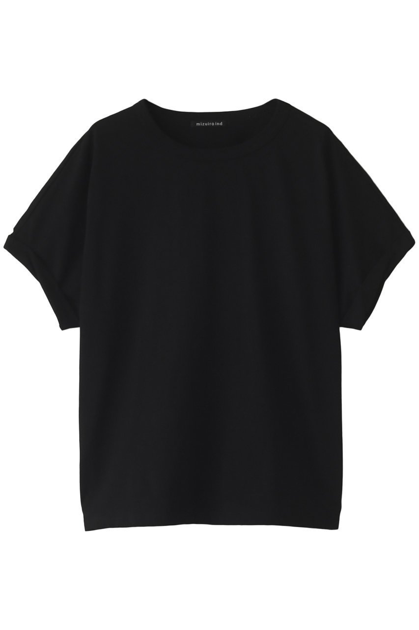 【ミズイロ インド/mizuiro ind】のroll up slv dolman T Tシャツ インテリア・キッズ・メンズ・レディースファッション・服の通販 founy(ファニー) 　ファッション　Fashion　レディースファッション　Fashion for Women　トップス・カットソー　Cut & Sew Tops　シャツ・ブラウス・オフィスカジュアル　Elegant Blouses & Button-Ups　ロングTシャツ・Tシャツ　Longline T-Shirts & Tees　カットソー・ベーシックTシャツ　Cut-and-Sewn Tops / Stretch Tees & Basics　ショート　Short, Short Length　スリーブ　Sleeve, Long Sleeve / Short Sleeve　ベーシック　Basic, Essential　今季　This Season, Current Season　black|ID: prp329100004606310 ipo3291000000032851941