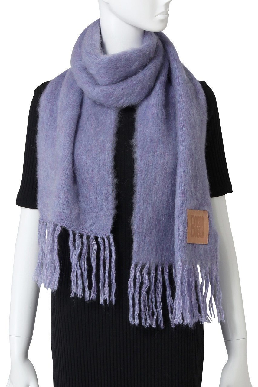 【ランバン オン ブルー/LANVIN en Bleu】のロゴパッチニットストール 人気、トレンドファッション・服の通販 founy(ファニー) 　ファッション　Fashion　レディースファッション　Fashion for Women　ストール　Soft & Warm Scarves　マフラー・スヌード / 冬小物の定番　Scarves & Mufflers　エアリー　Airy Texture　ストール　Stole, Wrap　パッチ　Patch, Appliqué　マフラー　Scarf, Muffler　other-2|ID: prp329100004606324 ipo3291000000032853280