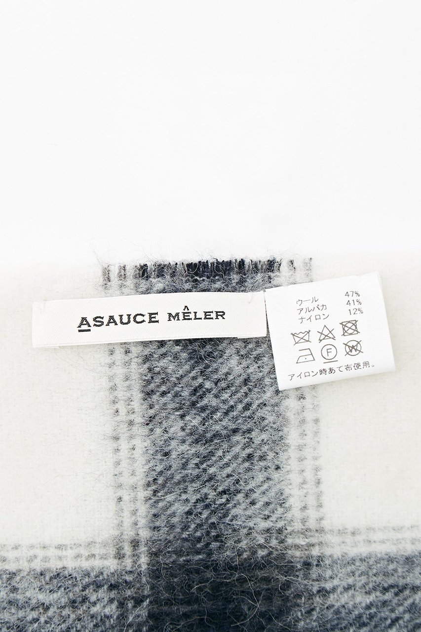 【マルティニーク/martinique】の【ASAUCE MELER】アルパカループウィンドペンシャギーストール 人気、トレンドファッション・服の通販 founy(ファニー) 　ファッション　Fashion　レディースファッション　Fashion for Women　ストール　Soft & Warm Scarves　マフラー・スヌード / 冬小物の定番　Scarves & Mufflers　ストール　Stole, Wrap　チェック　Check, Plaid, Tartan　ドレープ　Drape, Draping Fabric　マフラー　Scarf, Muffler　ヴィンテージ　Vintage Style　冬　Winter / This Winter　other-2|ID: prp329100004606329 ipo3291000000032853892