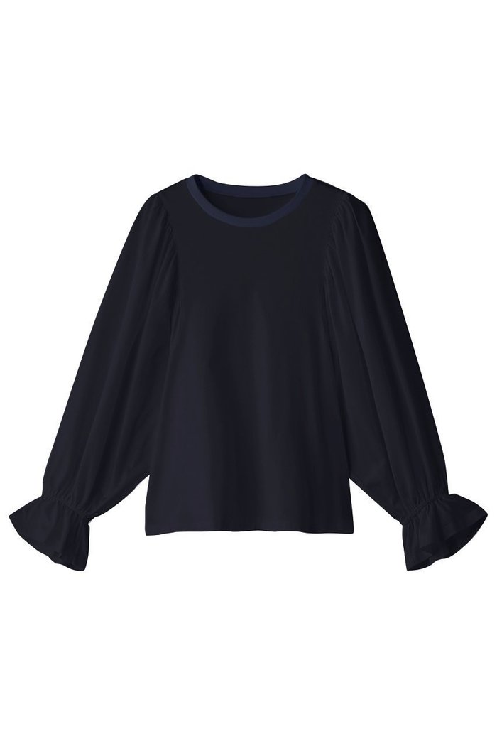 【スリー ドッツ/three dots】の【ELLE SHOP別注】Decorative dolman tee インテリア・キッズ・メンズ・レディースファッション・服の通販 founy(ファニー) https://founy.com/ ファッション Fashion レディースファッション Fashion for Women トップス・カットソー Cut & Sew Tops シャツ・ブラウス・オフィスカジュアル Elegant Blouses & Button-Ups ロングTシャツ・Tシャツ Longline T-Shirts & Tees カットソー・ベーシックTシャツ Cut-and-Sewn Tops / Stretch Tees & Basics ギャザー Gathered, Ruffled スリーブ Sleeve, Long Sleeve / Short Sleeve トレンド Trend, Trending Now ロング Long, Long-Length 別注 Limited Edition, Custom Order |ID: prp329100004606342 ipo3291000000032854363