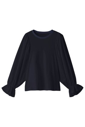 【スリー ドッツ/three dots】 【ELLE SHOP別注】Decorative dolman tee人気、トレンドファッション・服の通販 founy(ファニー) ファッション Fashion レディースファッション Fashion for Women トップス・カットソー Cut & Sew Tops シャツ・ブラウス・オフィスカジュアル Elegant Blouses & Button-Ups ロングTシャツ・Tシャツ Longline T-Shirts & Tees カットソー・ベーシックTシャツ Cut-and-Sewn Tops / Stretch Tees & Basics ギャザー Gathered, Ruffled スリーブ Sleeve, Long Sleeve / Short Sleeve トレンド Trend, Trending Now ロング Long, Long-Length 別注 Limited Edition, Custom Order |ID:prp329100004606342
