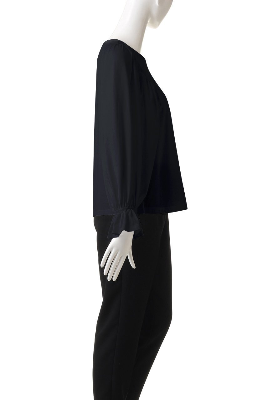 【スリー ドッツ/three dots】の【ELLE SHOP別注】Decorative dolman tee 人気、トレンドファッション・服の通販 founy(ファニー) 　ファッション　Fashion　レディースファッション　Fashion for Women　トップス・カットソー　Cut & Sew Tops　シャツ・ブラウス・オフィスカジュアル　Elegant Blouses & Button-Ups　ロングTシャツ・Tシャツ　Longline T-Shirts & Tees　カットソー・ベーシックTシャツ　Cut-and-Sewn Tops / Stretch Tees & Basics　ギャザー　Gathered, Ruffled　スリーブ　Sleeve, Long Sleeve / Short Sleeve　トレンド　Trend, Trending Now　ロング　Long, Long-Length　別注　Limited Edition, Custom Order　other-3|ID: prp329100004606342 ipo3291000000032854379