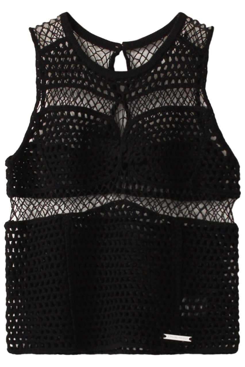 【プランク プロジェクト/PRANK PROJECT】のクロシェトップス / Crochet Top 人気、トレンドファッション・服の通販 founy(ファニー) 　ファッション　Fashion　レディースファッション　Fashion for Women　トップス・カットソー　Cut & Sew Tops　キャミソール&ノースリーブ　Camisoles & Sleeveless Tops　シャツ・ブラウス・オフィスカジュアル　Elegant Blouses & Button-Ups　ロングTシャツ・Tシャツ　Longline T-Shirts & Tees　カットソー・ベーシックTシャツ　Cut-and-Sewn Tops / Stretch Tees & Basics　キャミソール　Camisole, Spaghetti Strap Top　スペシャル　Special, Limited Edition　タンク　Tank Top, Sleeveless Top　バランス　Balance, Style Balance　ビスチェ　Bustier, Corset Top　 other-1|ID: prp329100004606347 ipo3291000000032854593