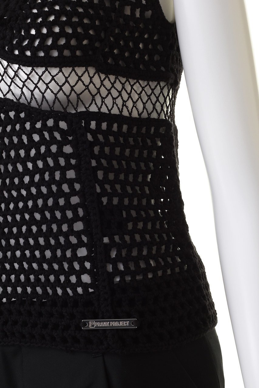 【プランク プロジェクト/PRANK PROJECT】のクロシェトップス / Crochet Top 人気、トレンドファッション・服の通販 founy(ファニー) 　ファッション　Fashion　レディースファッション　Fashion for Women　トップス・カットソー　Cut & Sew Tops　キャミソール&ノースリーブ　Camisoles & Sleeveless Tops　シャツ・ブラウス・オフィスカジュアル　Elegant Blouses & Button-Ups　ロングTシャツ・Tシャツ　Longline T-Shirts & Tees　カットソー・ベーシックTシャツ　Cut-and-Sewn Tops / Stretch Tees & Basics　キャミソール　Camisole, Spaghetti Strap Top　スペシャル　Special, Limited Edition　タンク　Tank Top, Sleeveless Top　バランス　Balance, Style Balance　ビスチェ　Bustier, Corset Top　other-6|ID: prp329100004606347 ipo3291000000032854629