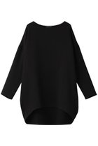 【ミズイロ インド/mizuiro ind】のboat neck cocoon P/O プルオーバー ブラック|ID: prp329100004606349 ipo3291000000032854725