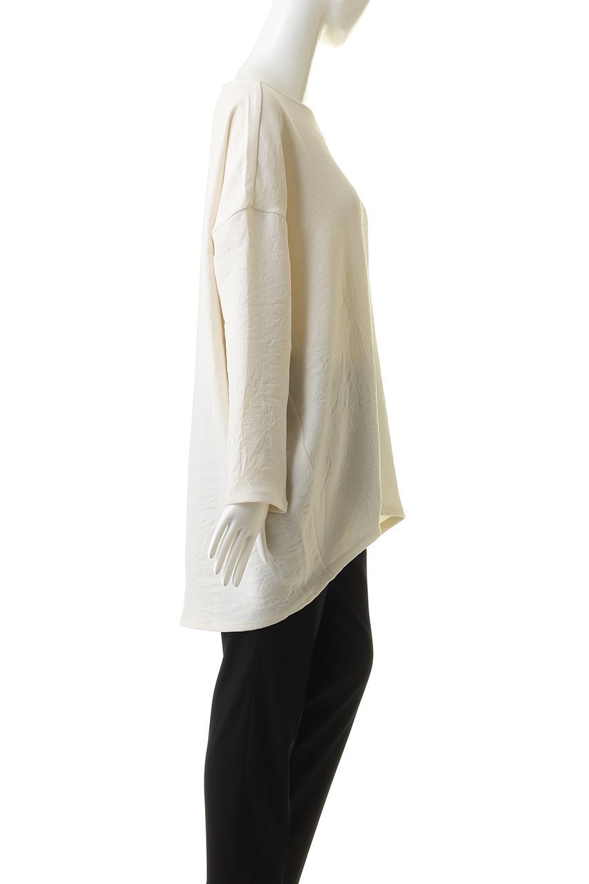 【ミズイロ インド/mizuiro ind】のboat neck cocoon P/O プルオーバー 人気、トレンドファッション・服の通販 founy(ファニー) 　ファッション　Fashion　レディースファッション　Fashion for Women　トップス・カットソー　Cut & Sew Tops　シャツ・ブラウス・オフィスカジュアル　Elegant Blouses & Button-Ups　ロングTシャツ・Tシャツ　Longline T-Shirts & Tees　カジュアルプルオーバー・ニットトップス　Pullovers & Knit Tops / Casual Pullovers　カットソー・ベーシックTシャツ　Cut-and-Sewn Tops / Stretch Tees & Basics　ショート　Short, Short Length　シンプル　Simple, Minimal　スリーブ　Sleeve, Long Sleeve / Short Sleeve　other-3|ID: prp329100004606349 ipo3291000000032854734