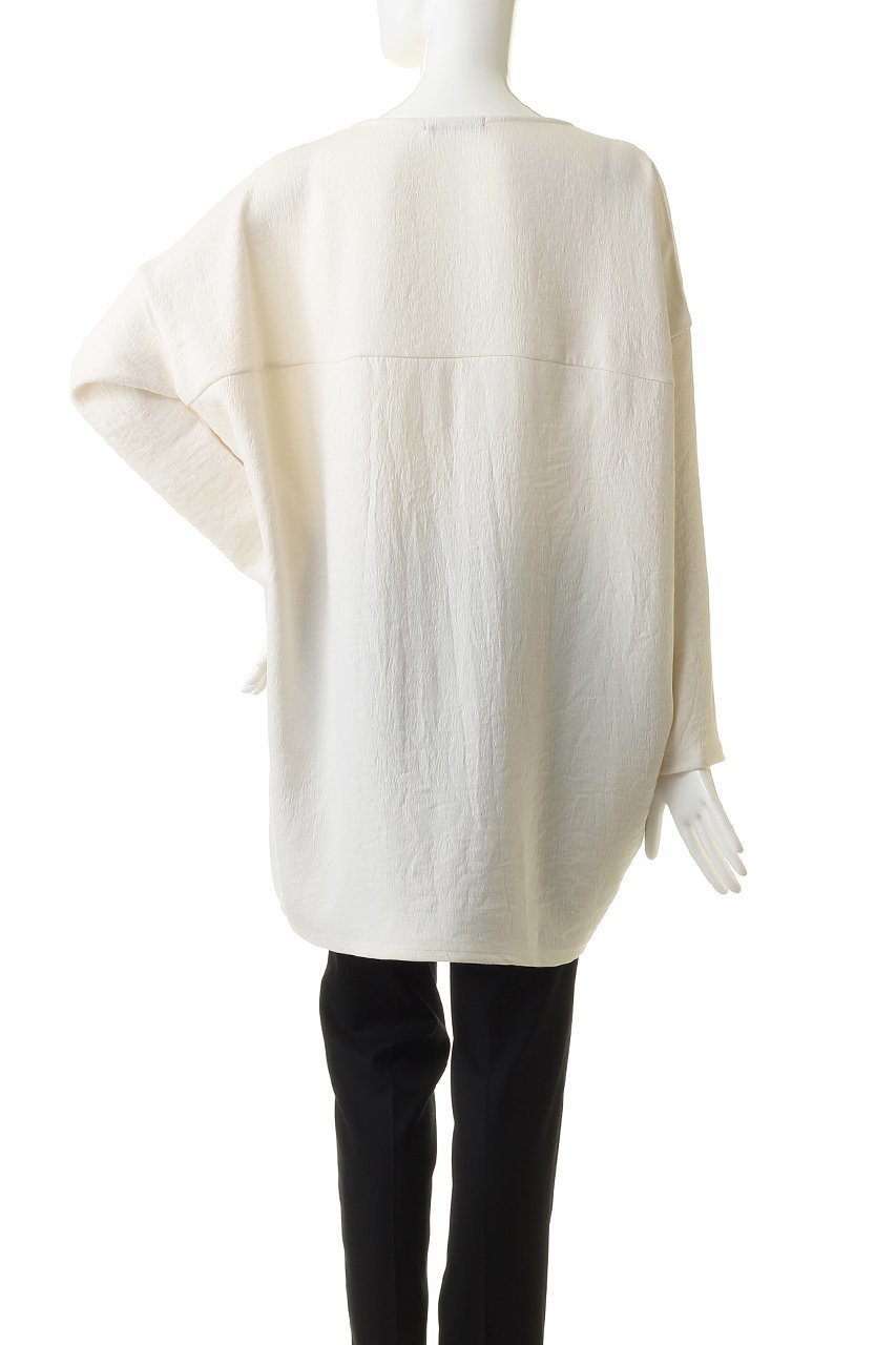 【ミズイロ インド/mizuiro ind】のboat neck cocoon P/O プルオーバー 人気、トレンドファッション・服の通販 founy(ファニー) 　ファッション　Fashion　レディースファッション　Fashion for Women　トップス・カットソー　Cut & Sew Tops　シャツ・ブラウス・オフィスカジュアル　Elegant Blouses & Button-Ups　ロングTシャツ・Tシャツ　Longline T-Shirts & Tees　カジュアルプルオーバー・ニットトップス　Pullovers & Knit Tops / Casual Pullovers　カットソー・ベーシックTシャツ　Cut-and-Sewn Tops / Stretch Tees & Basics　ショート　Short, Short Length　シンプル　Simple, Minimal　スリーブ　Sleeve, Long Sleeve / Short Sleeve　other-4|ID: prp329100004606349 ipo3291000000032854740