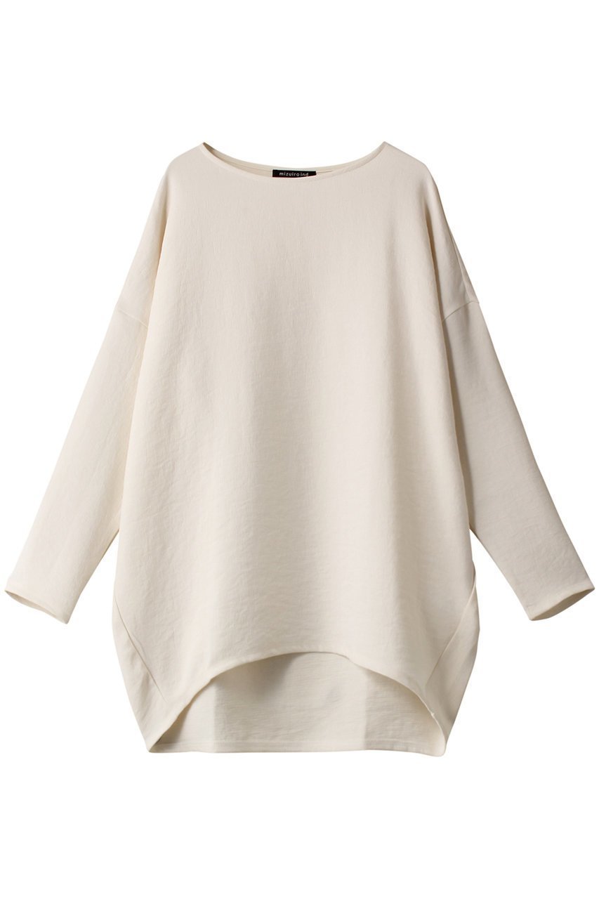 【ミズイロ インド/mizuiro ind】のboat neck cocoon P/O プルオーバー インテリア・キッズ・メンズ・レディースファッション・服の通販 founy(ファニー) 　ファッション　Fashion　レディースファッション　Fashion for Women　ワンピース　Dresses　チュニック　Tunic Tops & Dresses　シンプル　Simple, Minimal　チュニック　Tunic, Long Top　レギンス　Leggings, Stretch Pants　ワイド　Wide, Wide Fit　今季　This Season, Current Season　off white|ID: prp329100004606349 ipo3291000000034980176