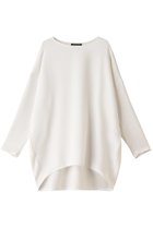 【ミズイロ インド/mizuiro ind】のboat neck cocoon P/O プルオーバー 人気、トレンドファッション・服の通販 founy(ファニー) ファッション Fashion レディースファッション Fashion for Women ワンピース Dresses チュニック Tunic Tops & Dresses シンプル Simple, Minimal チュニック Tunic, Long Top レギンス Leggings, Stretch Pants ワイド Wide, Wide Fit 今季 This Season, Current Season thumbnail off whiteA|ID: prp329100004606349 ipo3291000000034980180