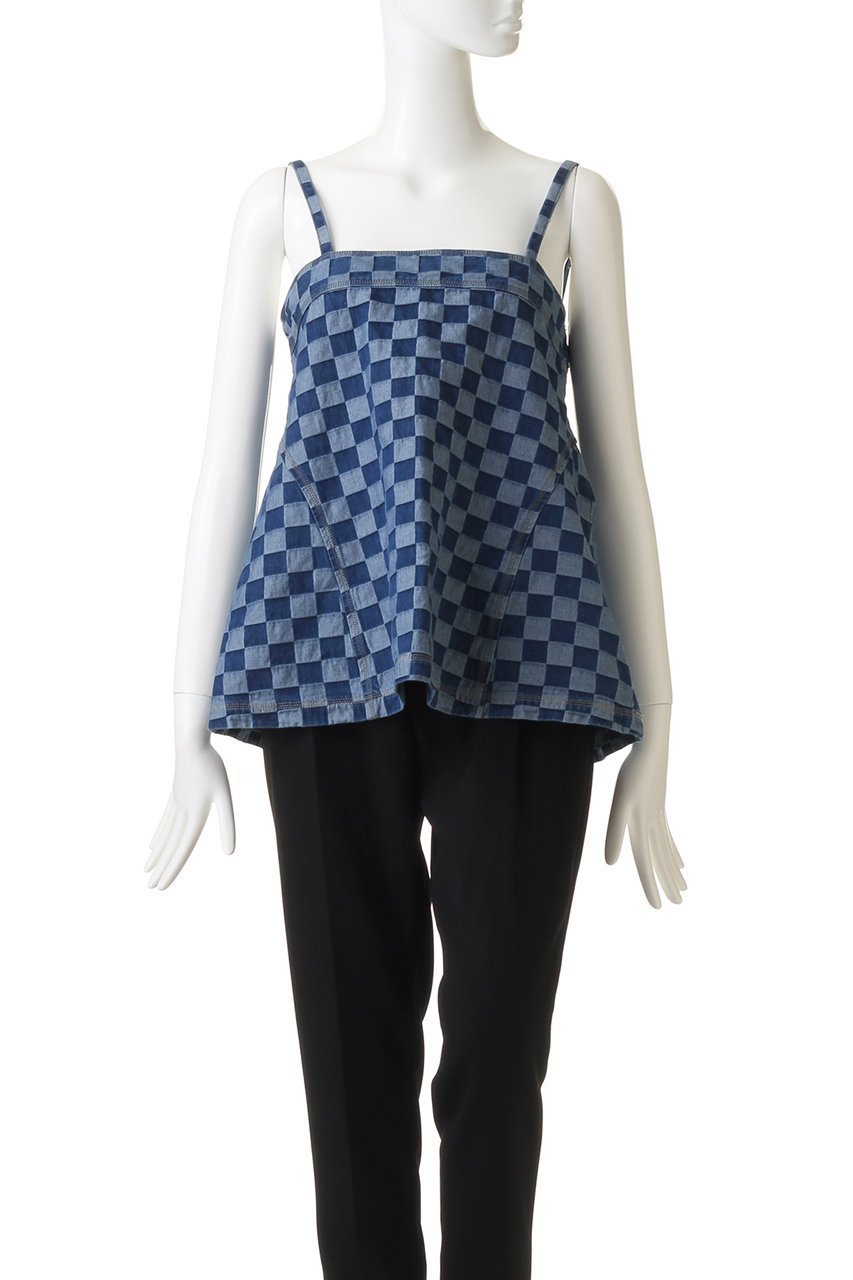【メゾンスペシャル/MAISON SPECIAL】のデニムキャミトップス 人気、トレンドファッション・服の通販 founy(ファニー) 　ファッション　Fashion　レディースファッション　Fashion for Women　トップス・カットソー　Cut & Sew Tops　キャミソール&ノースリーブ　Camisoles & Sleeveless Tops　シャツ・ブラウス・オフィスカジュアル　Elegant Blouses & Button-Ups　ロングTシャツ・Tシャツ　Longline T-Shirts & Tees　カットソー・ベーシックTシャツ　Cut-and-Sewn Tops / Stretch Tees & Basics　カットソー　Cut and Sewn Top　キャミソール　Camisole, Spaghetti Strap Top　タンク　Tank Top, Sleeveless Top　デニム　Denim, Jeans Material　フレア　Flare, Flared　ラップ　Wrap, Wrap Design　ロング　Long, Long-Length　other-2|ID: prp329100004606355 ipo3291000000032855268