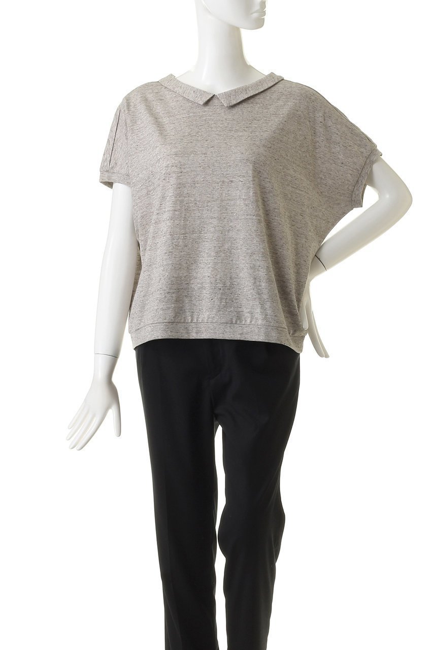 【ミズイロ インド/mizuiro ind】のshirt collar dolman T Tシャツ 人気、トレンドファッション・服の通販 founy(ファニー) 　ファッション　Fashion　レディースファッション　Fashion for Women　トップス・カットソー　Cut & Sew Tops　シャツ・ブラウス・オフィスカジュアル　Elegant Blouses & Button-Ups　ロングTシャツ・Tシャツ　Longline T-Shirts & Tees　カットソー・ベーシックTシャツ　Cut-and-Sewn Tops / Stretch Tees & Basics　ショート　Short, Short Length　シンプル　Simple, Minimal　スリーブ　Sleeve, Long Sleeve / Short Sleeve　エレガント 上品　Elegant　半袖　Short Sleeve, Half Sleeve　other-2|ID: prp329100004606356 ipo3291000000032855353