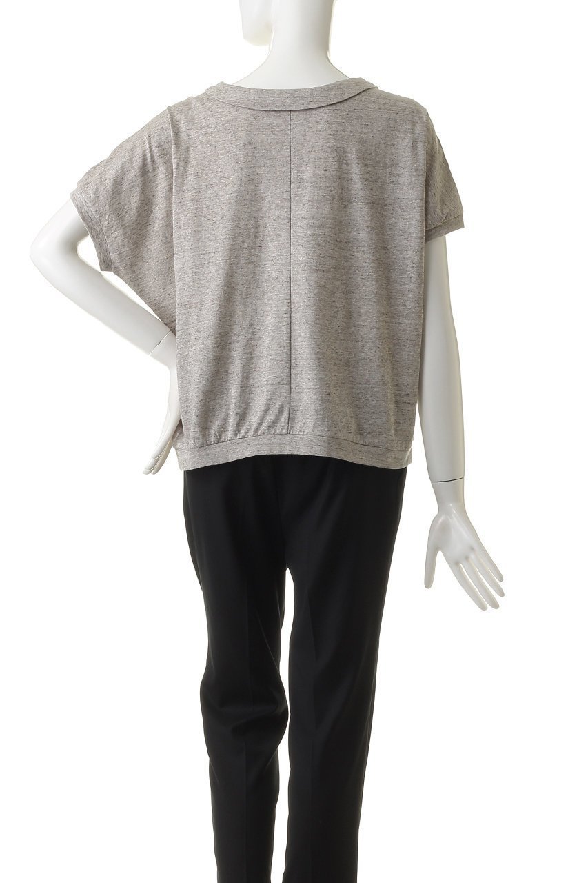 【ミズイロ インド/mizuiro ind】のshirt collar dolman T Tシャツ 人気、トレンドファッション・服の通販 founy(ファニー) 　ファッション　Fashion　レディースファッション　Fashion for Women　トップス・カットソー　Cut & Sew Tops　シャツ・ブラウス・オフィスカジュアル　Elegant Blouses & Button-Ups　ロングTシャツ・Tシャツ　Longline T-Shirts & Tees　カットソー・ベーシックTシャツ　Cut-and-Sewn Tops / Stretch Tees & Basics　ショート　Short, Short Length　シンプル　Simple, Minimal　スリーブ　Sleeve, Long Sleeve / Short Sleeve　エレガント 上品　Elegant　半袖　Short Sleeve, Half Sleeve　other-4|ID: prp329100004606356 ipo3291000000032855364