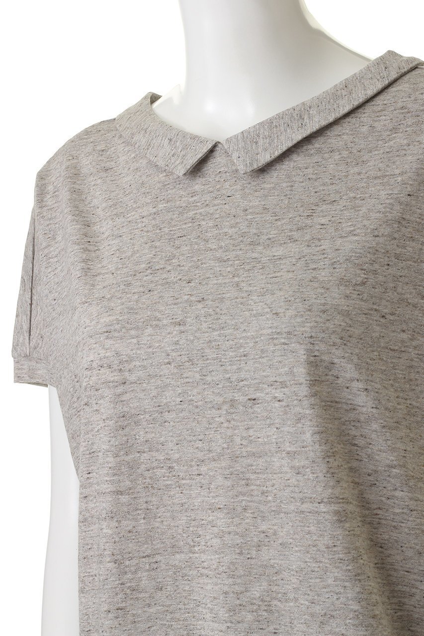 【ミズイロ インド/mizuiro ind】のshirt collar dolman T Tシャツ 人気、トレンドファッション・服の通販 founy(ファニー) 　ファッション　Fashion　レディースファッション　Fashion for Women　トップス・カットソー　Cut & Sew Tops　シャツ・ブラウス・オフィスカジュアル　Elegant Blouses & Button-Ups　ロングTシャツ・Tシャツ　Longline T-Shirts & Tees　カットソー・ベーシックTシャツ　Cut-and-Sewn Tops / Stretch Tees & Basics　ショート　Short, Short Length　シンプル　Simple, Minimal　スリーブ　Sleeve, Long Sleeve / Short Sleeve　エレガント 上品　Elegant　半袖　Short Sleeve, Half Sleeve　other-5|ID: prp329100004606356 ipo3291000000032855370