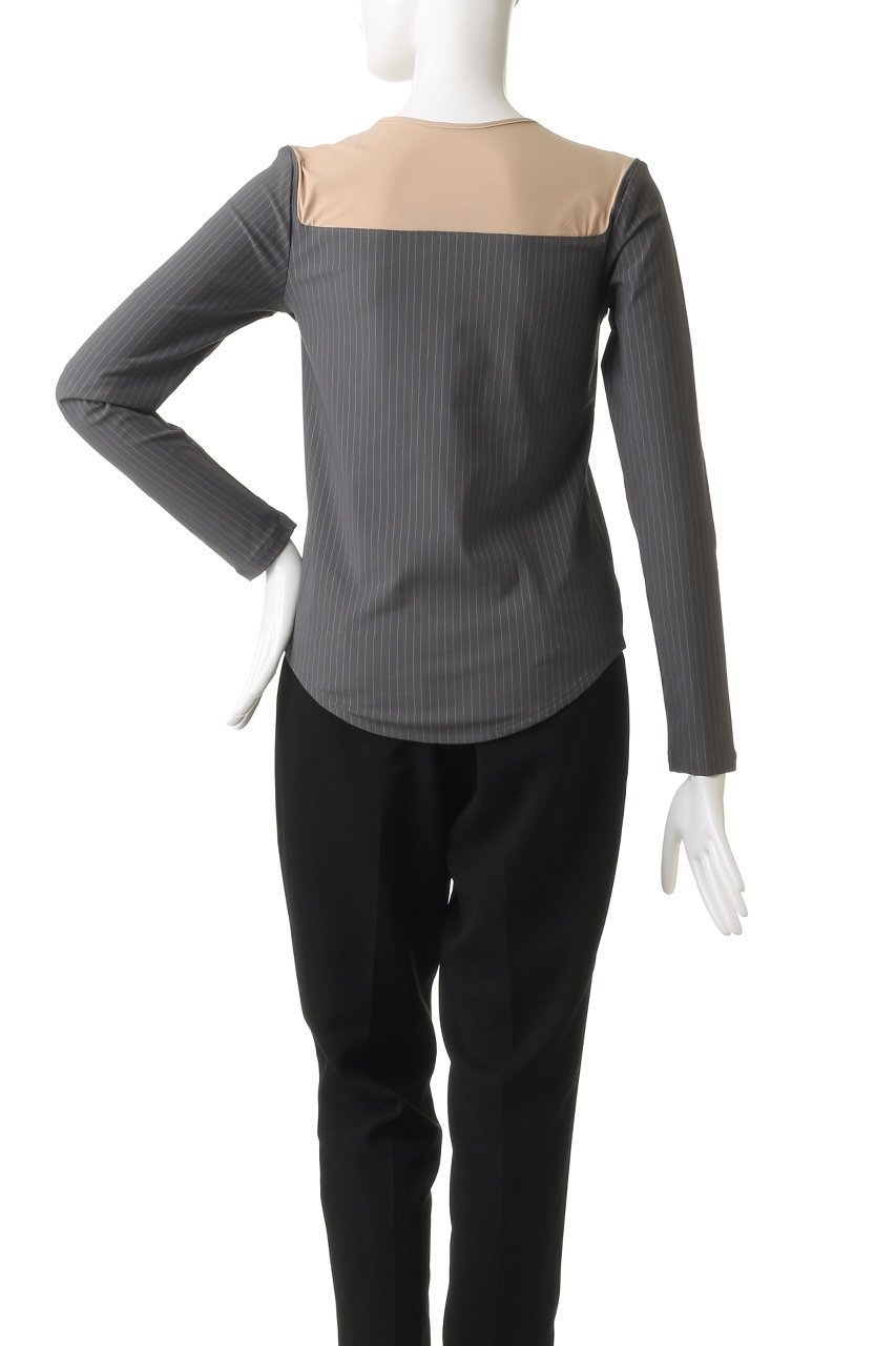 【メゾンスペシャル/MAISON SPECIAL】のビスチェカットトップス 人気、トレンドファッション・服の通販 founy(ファニー) 　ファッション　Fashion　レディースファッション　Fashion for Women　トップス・カットソー　Cut & Sew Tops　シャツ・ブラウス・オフィスカジュアル　Elegant Blouses & Button-Ups　ロングTシャツ・Tシャツ　Longline T-Shirts & Tees　カットソー・ベーシックTシャツ　Cut-and-Sewn Tops / Stretch Tees & Basics　ビスチェ　Bustiers & Corset Tops / Layered Bustier Style　おすすめ　Recommended / Our Picks　インナー　Innerwear　シアー　Sheer, See-Through　ジャケット　Jacket, Outerwear　ストライプ　Stripe, Striped Pattern　ストレッチ　Stretch, Stretchy Fabric　スリーブ　Sleeve, Long Sleeve / Short Sleeve　バランス　Balance, Style Balance　マニッシュ　Mannish, Boyish　ロング　Long, Long-Length　other-4|ID: prp329100004606358 ipo3291000000034909299