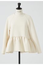 【デザイン ワークス/DESIGN WORKS】のペプラムブラウス 人気、トレンドファッション・服の通販 founy(ファニー) ファッション Fashion レディースファッション Fashion for Women トップス・カットソー Cut & Sew Tops シャツ・ブラウス・オフィスカジュアル Elegant Blouses & Button-Ups おすすめ Recommended / Our Picks ストレッチ Stretch, Stretchy Fabric スリーブ Sleeve, Long Sleeve / Short Sleeve セットアップ Set-Up, Coordinated Outfit セレモニー Ceremony バランス Balance, Style Balance ペプラム Peplum, Flared Hem ロング Long, Long-Length thumbnail アイボリー|ID: prp329100004606361 ipo3291000000034955705