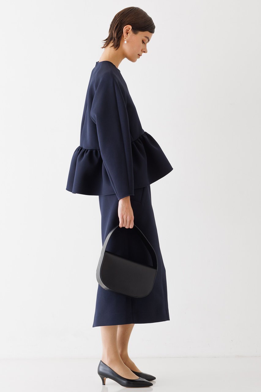 【デザイン ワークス/DESIGN WORKS】のペプラムブラウス 人気、トレンドファッション・服の通販 founy(ファニー) 　ファッション　Fashion　レディースファッション　Fashion for Women　トップス・カットソー　Cut & Sew Tops　シャツ・ブラウス・オフィスカジュアル　Elegant Blouses & Button-Ups　おすすめ　Recommended / Our Picks　ストレッチ　Stretch, Stretchy Fabric　スリーブ　Sleeve, Long Sleeve / Short Sleeve　セットアップ　Set-Up, Coordinated Outfit　セレモニー　Ceremony　バランス　Balance, Style Balance　ペプラム　Peplum, Flared Hem　ロング　Long, Long-Length　other-4|ID: prp329100004606361 ipo3291000000034955710