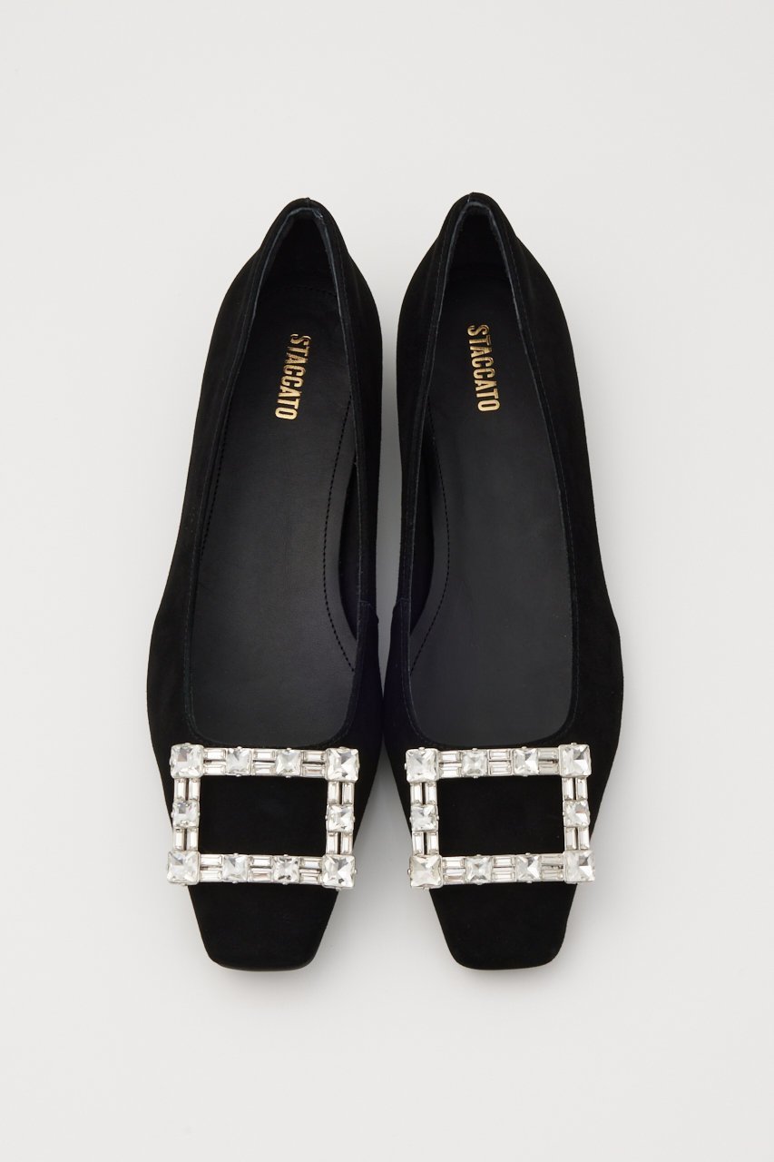 【スタッカート/STACCATO】のジジカッターパンプス インテリア・キッズ・メンズ・レディースファッション・服の通販 founy(ファニー) 　ファッション　Fashion　レディースファッション　Fashion for Women　エレガント 上品　Elegant　スクエア　Square, Square Shape　ストーン　Stone, Gem-Like　ラグジュアリー　Luxury, Elegant　Dブラック|ID: prp329100004606367 ipo3291000000034939851