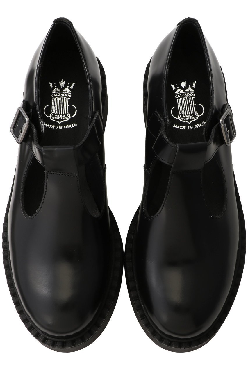 【エスメラルダ/Esmeralda】の【BONTRE】厚底Tストラップシューズ 人気、トレンドファッション・服の通販 founy(ファニー) 　ファッション　Fashion　レディースファッション　Fashion for Women　ガラス　Glass, Glassware　シューズ　Shoes, Footwear　シルバー　Silver, Metallic Silver　ストラップシューズ　Strap Shoes, Mary Janes　ソックス　Socks, Hosiery　フラット　Flat, Flat Shoes　エレガント 上品　Elegant　厚底　Platform Shoes　other-4|ID: prp329100004606370 ipo3291000000036036921