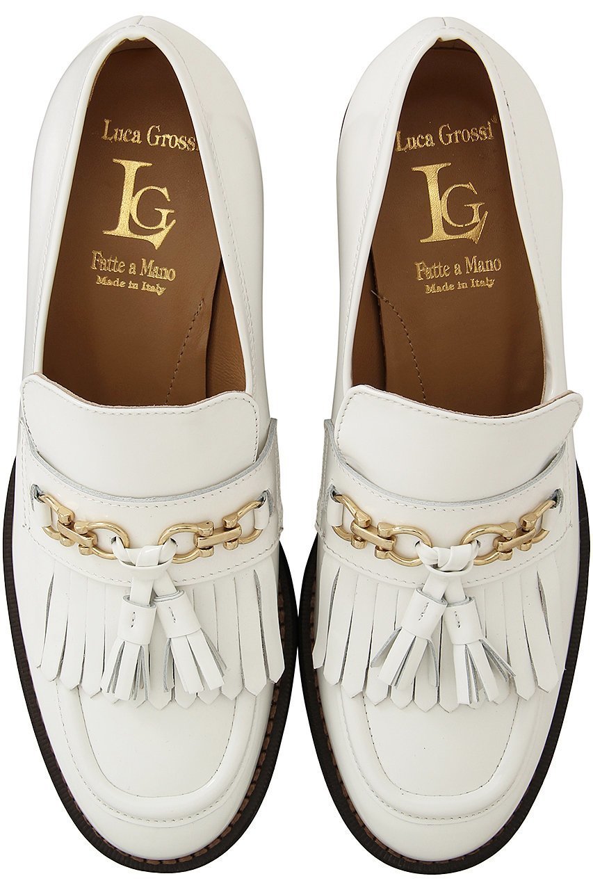 【ルカグロッシ/LucaGrossi】の厚底チェーンタッセルローファー 人気、トレンドファッション・服の通販 founy(ファニー) 　ファッション　Fashion　レディースファッション　Fashion for Women　エレガント 上品　Elegant　シューズ　Shoes, Footwear　スタイリッシュ　Stylish, Fashionable　チェーン　Chain, Chain Strap　フラット　Flat, Flat Shoes　厚底　Platform Shoes　A/W・秋冬　Autumn/Winter　other-4|ID: prp329100004606375 ipo3291000000036036953