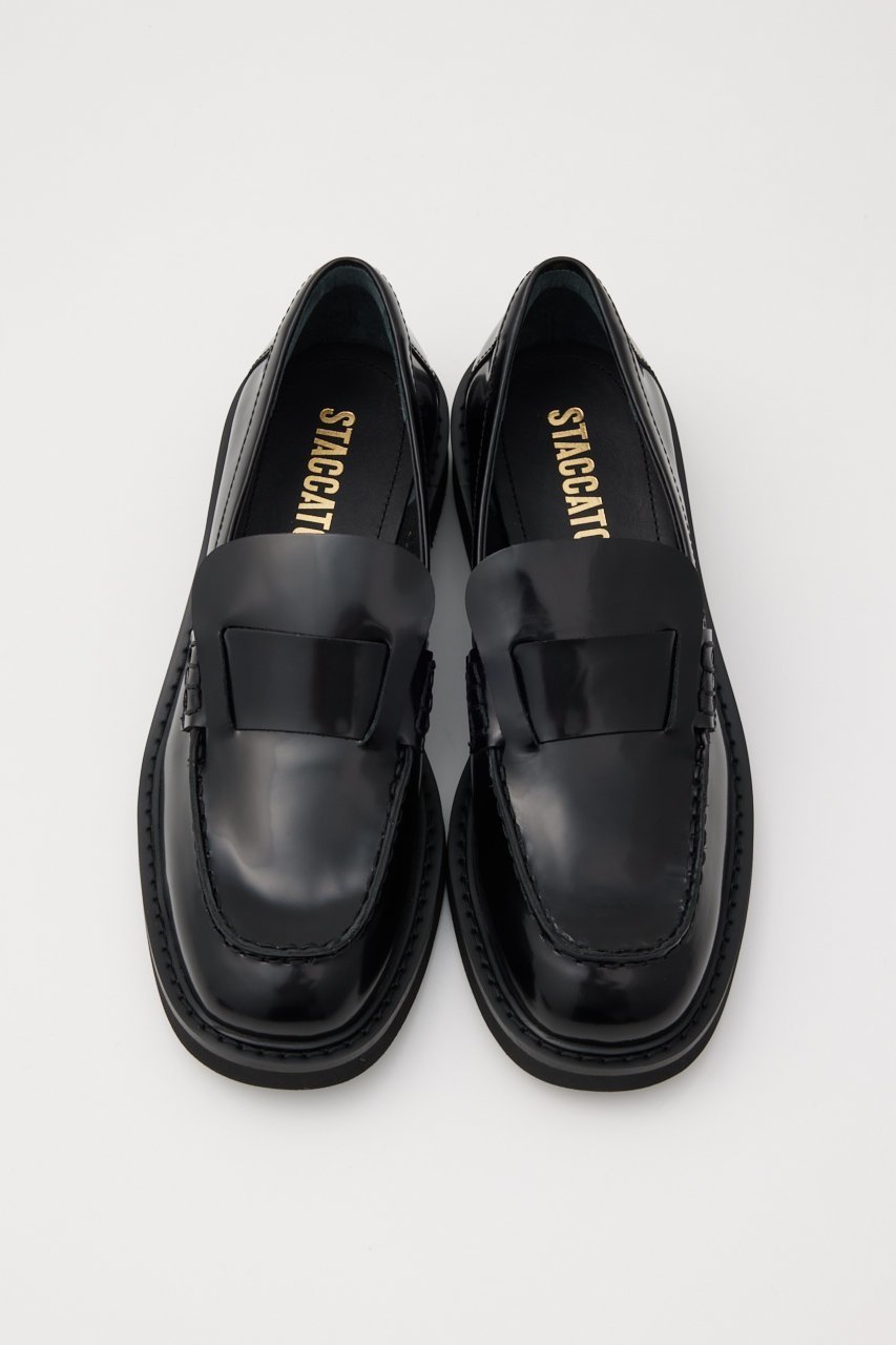 【スタッカート/STACCATO】のスコーンライトローファー インテリア・キッズ・メンズ・レディースファッション・服の通販 founy(ファニー) 　ファッション　Fashion　レディースファッション　Fashion for Women　カッティング　Cutting Detail　シューズ　Shoes, Footwear　フラット　Flat, Flat Shoes　軽量　Lightweight, Ultra Light　ブラック|ID: prp329100004606376 ipo3291000000032859041