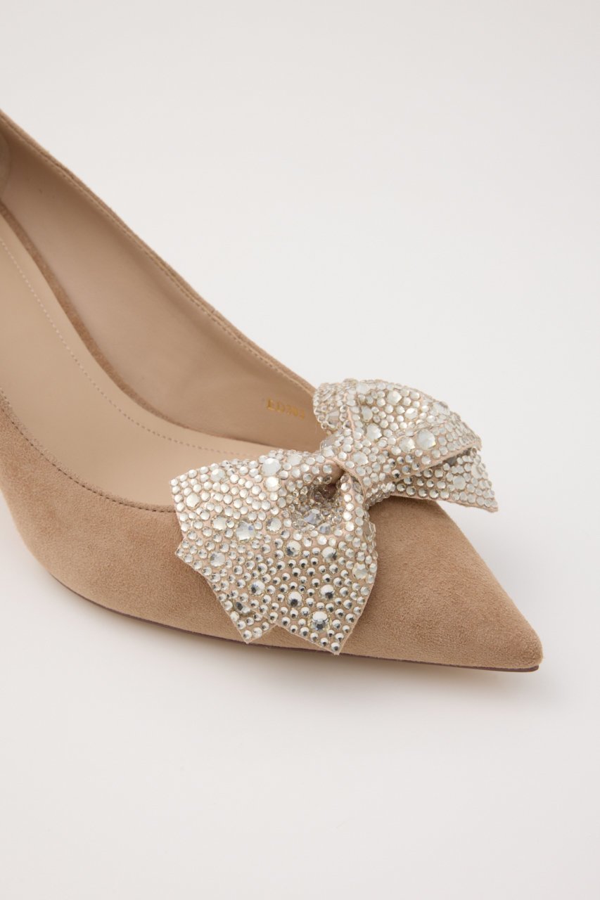 【スタッカート/STACCATO】のグリタリングリボンパンプス 人気、トレンドファッション・服の通販 founy(ファニー) 　ファッション　Fashion　レディースファッション　Fashion for Women　エレガント 上品　Elegant　スタイリッシュ　Stylish, Fashionable　ストーン　Stone, Gem-Like　リボン　Ribbon, Bow　other-7|ID: prp329100004606380 ipo3291000000034939800