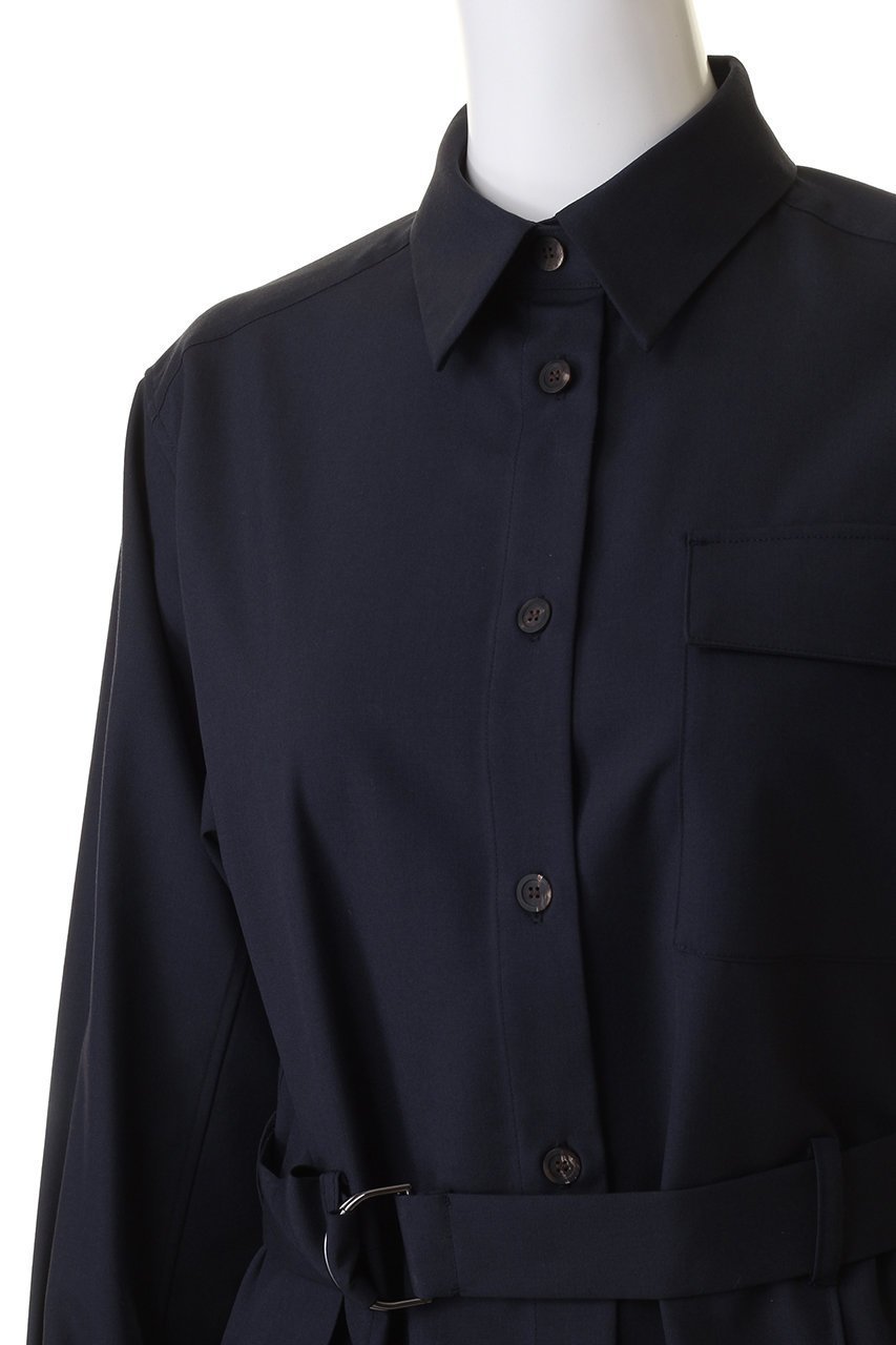 【マルティニーク/martinique】の【l heritage martinique】タイプライターウーステッドワンピース 人気、トレンドファッション・服の通販 founy(ファニー) 　ファッション　Fashion　レディースファッション　Fashion for Women　ワンピース　Dresses　チュニック　Tunic Tops & Dresses　コンパクト　Compact, Small Size　ジャケット　Jacket, Outerwear　スタンダード　Standard, Basic　セットアップ　Set-Up, Coordinated Outfit　タイプライター　Typewriter Fabric, Crisp Cotton　チュニック　Tunic, Long Top　ドレス　Dress, One-Piece　ロング　Long, Long-Length　ヴィンテージ　Vintage Style　other-5|ID: prp329100004606404 ipo3291000000032860836