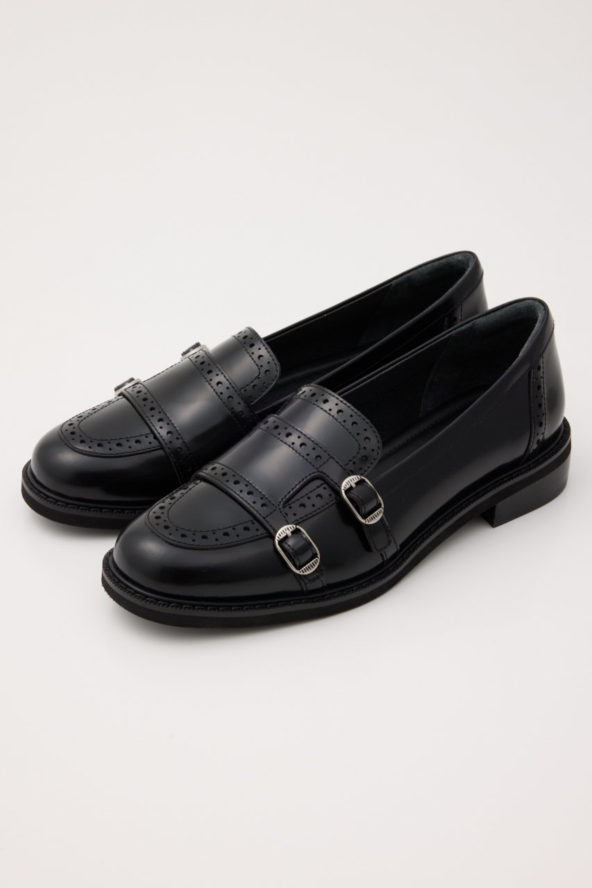 【スタッカート/STACCATO】のロイドダブルモンクローファー インテリア・キッズ・メンズ・レディースファッション・服の通販 founy(ファニー) 　ファッション　Fashion　レディースファッション　Fashion for Women　シューズ　Shoes, Footwear　ダウン　Down, Puffer　フラット　Flat, Flat Shoes　メンズ　Men's, Menswear　ブラック|ID: prp329100004606429 ipo3291000000032861820