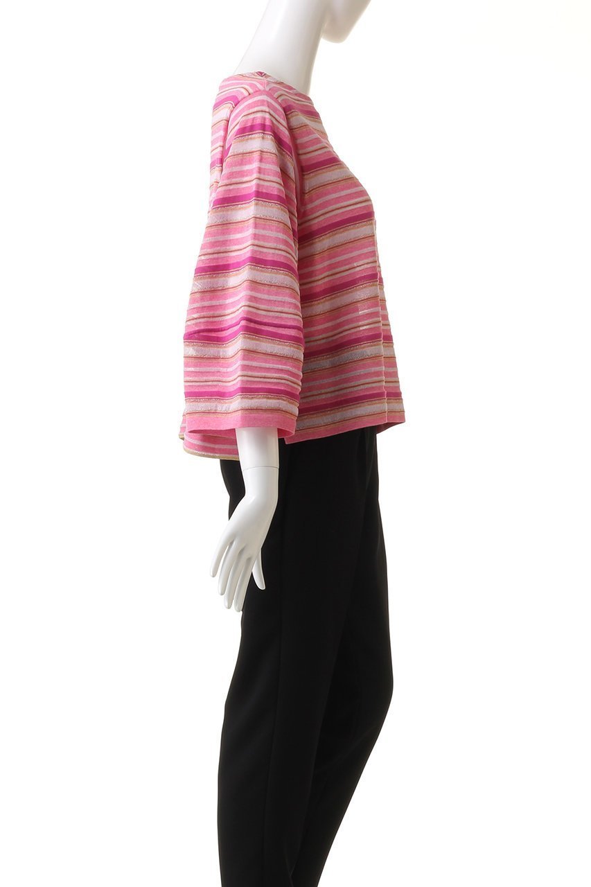 【ハウス オブ ロータス/HOUSE OF LOTUS】のドライコットンマルチボーダー 人気、トレンドファッション・服の通販 founy(ファニー) 　ファッション　Fashion　レディースファッション　Fashion for Women　トップス・カットソー　Cut & Sew Tops　シャツ・ブラウス・オフィスカジュアル　Elegant Blouses & Button-Ups　ロングTシャツ・Tシャツ　Longline T-Shirts & Tees　カットソー・ベーシックTシャツ　Cut-and-Sewn Tops / Stretch Tees & Basics　エスニック　Ethnic Style　シアー　Sheer, See-Through　スリーブ　Sleeve, Long Sleeve / Short Sleeve　フェミニン　Feminine, Girly　ボーダー　Border, Stripe　ロング　Long, Long-Length　夏　Summer　春　Spring　other-3|ID: prp329100004606443 ipo3291000000032862819