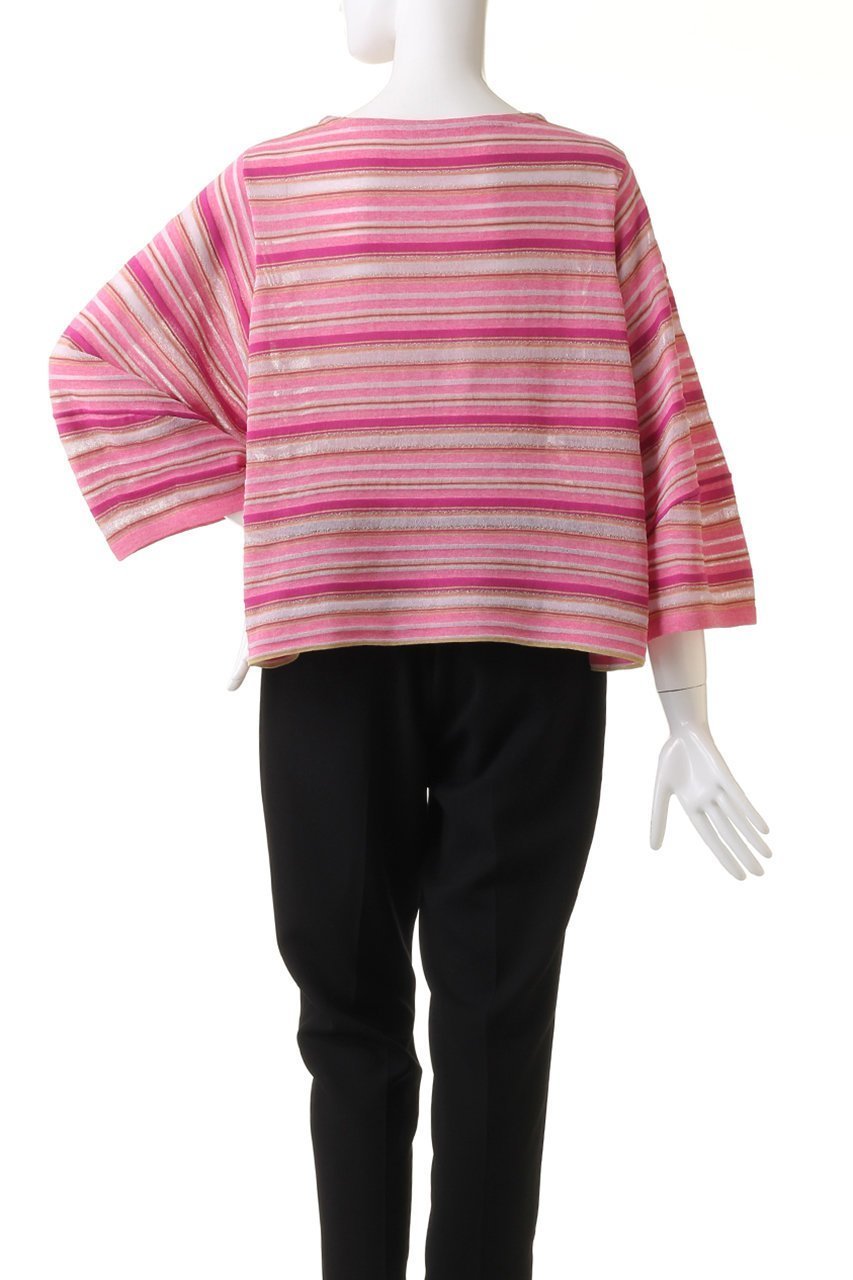 【ハウス オブ ロータス/HOUSE OF LOTUS】のドライコットンマルチボーダー 人気、トレンドファッション・服の通販 founy(ファニー) 　ファッション　Fashion　レディースファッション　Fashion for Women　トップス・カットソー　Cut & Sew Tops　シャツ・ブラウス・オフィスカジュアル　Elegant Blouses & Button-Ups　ロングTシャツ・Tシャツ　Longline T-Shirts & Tees　カットソー・ベーシックTシャツ　Cut-and-Sewn Tops / Stretch Tees & Basics　エスニック　Ethnic Style　シアー　Sheer, See-Through　スリーブ　Sleeve, Long Sleeve / Short Sleeve　フェミニン　Feminine, Girly　ボーダー　Border, Stripe　ロング　Long, Long-Length　夏　Summer　春　Spring　other-4|ID: prp329100004606443 ipo3291000000032862826