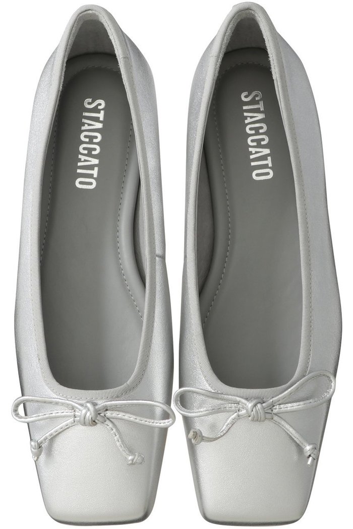【スタッカート/STACCATO】のエクレバレエシューズ インテリア・キッズ・メンズ・レディースファッション・服の通販 founy(ファニー) https://founy.com/ ファッション Fashion レディースファッション Fashion for Women おすすめ Recommended / Our Picks クッション Cushion, Throw Pillow シューズ Shoes, Footwear シルバー Silver, Metallic Silver バレエ Ballet, Ballet Style フラット Flat, Flat Shoes 今季 This Season, Current Season 定番 Standard, Basic Item |ID: prp329100004606447 ipo3291000000032862896