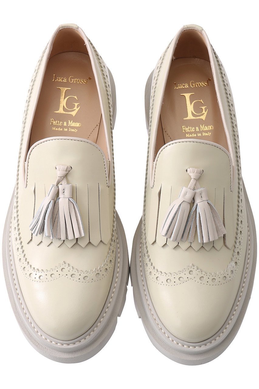 【ルカグロッシ/LucaGrossi】の厚底メダリオンタッセルローファー 人気、トレンドファッション・服の通販 founy(ファニー) 　ファッション　Fashion　レディースファッション　Fashion for Women　なめらか　Smooth, Silky Texture　クラシカル　Classical, Vintage-Inspired　シューズ　Shoes, Footwear　タッセル　Tassel, Fringe　フラット　Flat, Flat Shoes　厚底　Platform Shoes　other-4|ID: prp329100004606456 ipo3291000000032863803