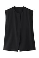 【スタニングルアー/STUNNING LURE】のバックフラップシャツ 人気、トレンドファッション・服の通販 founy(ファニー) ファッション Fashion レディースファッション Fashion for Women トップス・カットソー Cut & Sew Tops キャミソール&ノースリーブ Camisoles & Sleeveless Tops シャツ・ブラウス・オフィスカジュアル Elegant Blouses & Button-Ups バッグ Bags シンプル Simple, Minimal スリット Slit, Slit Detail ノースリーブ Sleeveless, No-Sleeve フロント Front, Front Design エレガント 上品 Elegant |ID:prp329100004606457