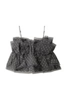 【プランク プロジェクト/PRANK PROJECT】のドットジャガードビスチェ / Dot Jacquard Bustier 人気、トレンドファッション・服の通販 founy(ファニー) ファッション Fashion レディースファッション Fashion for Women トップス・カットソー Cut & Sew Tops キャミソール&ノースリーブ Camisoles & Sleeveless Tops シャツ・ブラウス・オフィスカジュアル Elegant Blouses & Button-Ups ビスチェ Bustiers & Corset Tops / Layered Bustier Style インナー Innerwear オケージョン Occasion Wear カットジャガード Cut Jacquard チュール Tulip, Tulip Motif デニム Denim, Jeans Material ドット Polka Dot, Dot Pattern ノースリーブ Sleeveless, No-Sleeve |ID:prp329100004606471