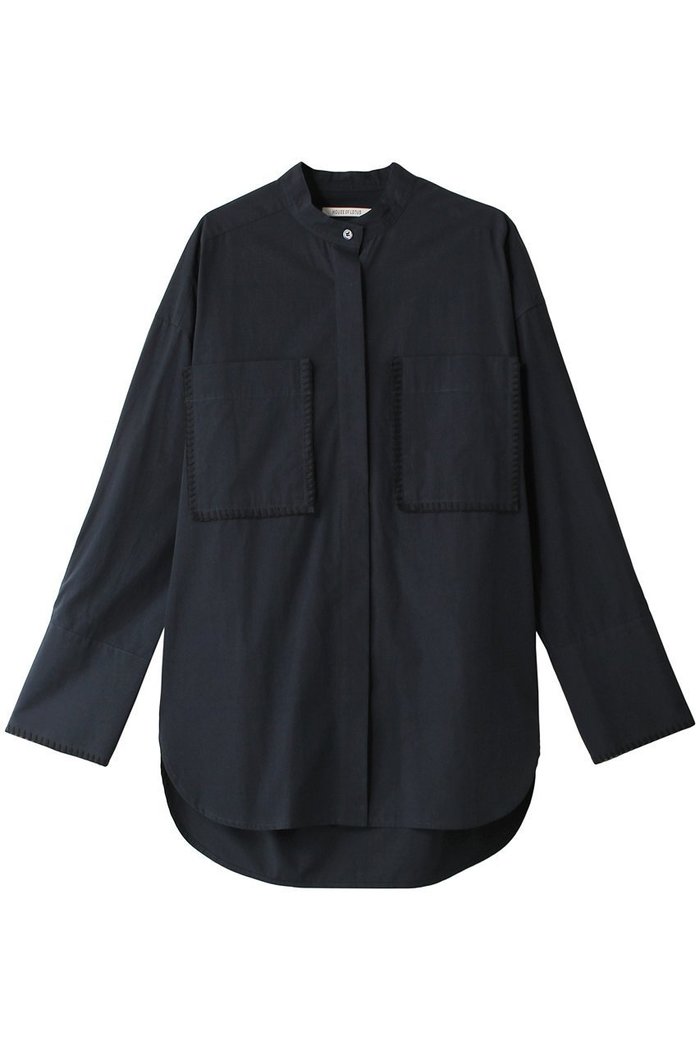 【ハウス オブ ロータス/HOUSE OF LOTUS】のブロードブランケットステッチシャツ インテリア・キッズ・メンズ・レディースファッション・服の通販 founy(ファニー) https://founy.com/ ファッション Fashion レディースファッション Fashion for Women トップス・カットソー Cut & Sew Tops シャツ・ブラウス・オフィスカジュアル Elegant Blouses & Button-Ups カフス Cuff Design スリーブ Sleeve, Long Sleeve / Short Sleeve ブランケット Blanket, Throw Blanket ブロード Broadcloth, Fine Cotton ポケット Pocket, Pocket Detail ロング Long, Long-Length |ID: prp329100004606475 ipo3291000000032864412