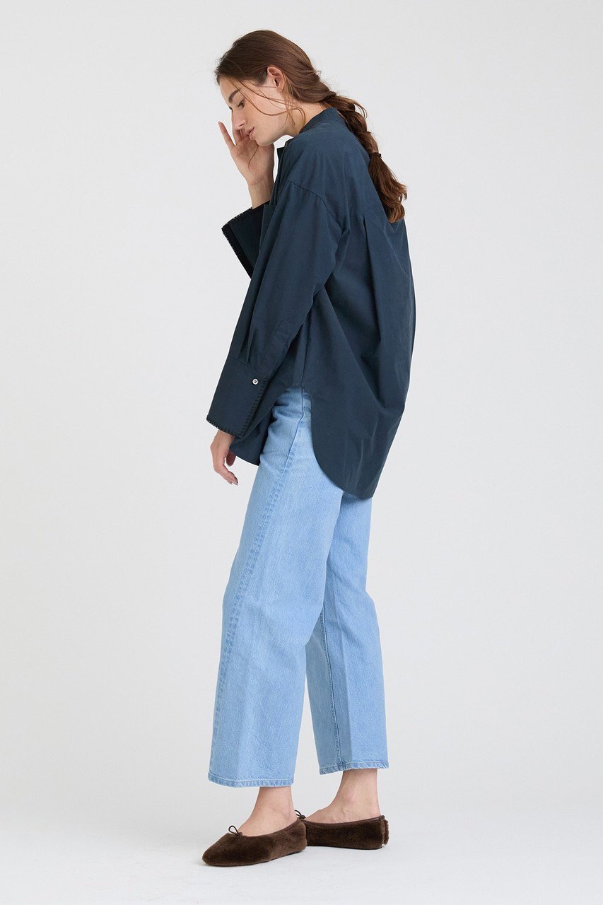 【ハウス オブ ロータス/HOUSE OF LOTUS】のブロードブランケットステッチシャツ 人気、トレンドファッション・服の通販 founy(ファニー) 　ファッション　Fashion　レディースファッション　Fashion for Women　トップス・カットソー　Cut & Sew Tops　シャツ・ブラウス・オフィスカジュアル　Elegant Blouses & Button-Ups　カフス　Cuff Design　スリーブ　Sleeve, Long Sleeve / Short Sleeve　ブランケット　Blanket, Throw Blanket　ブロード　Broadcloth, Fine Cotton　ポケット　Pocket, Pocket Detail　ロング　Long, Long-Length　other-7|ID: prp329100004606475 ipo3291000000032864450