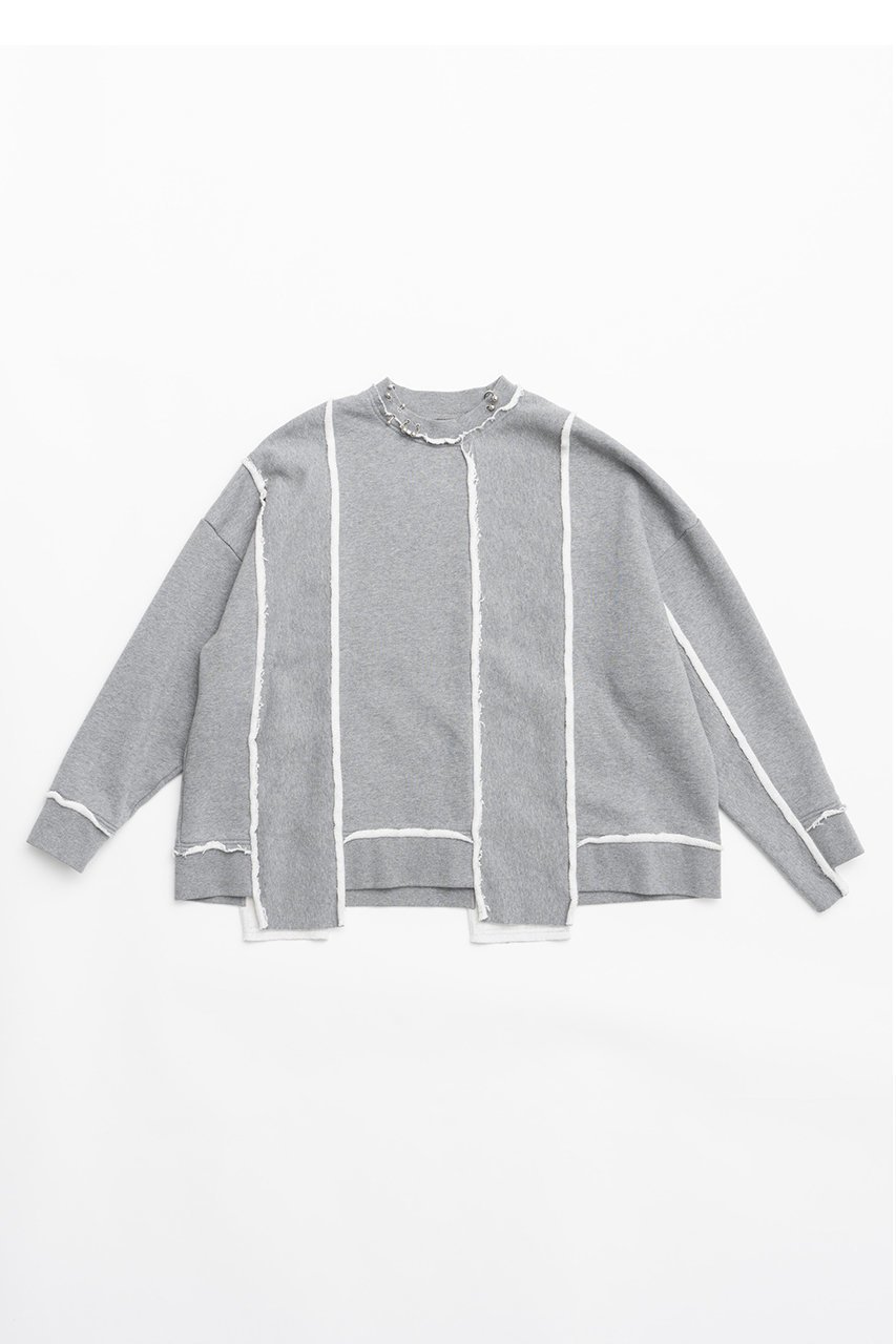 【プランク プロジェクト/PRANK PROJECT】のピアッシングスウェットトップ/Piercing Sweatshirt Top 人気、トレンドファッション・服の通販 founy(ファニー) 　ファッション　Fashion　レディースファッション　Fashion for Women　トップス・カットソー　Cut & Sew Tops　シャツ・ブラウス・オフィスカジュアル　Elegant Blouses & Button-Ups　レディースパーカー・カジュアルフーディー　Casual Hoodies & Sweatshirts　ロングTシャツ・Tシャツ　Longline T-Shirts & Tees　スウェット・クルーネックトップス　Sweatshirts & Crewnecks / Relaxed Fit Sweat Tops　カットソー・ベーシックTシャツ　Cut-and-Sewn Tops / Stretch Tees & Basics　セットアップ　Set-Up, Coordinated Outfit　 other-1|ID: prp329100004606551 ipo3291000000032867813