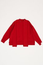 【プランク プロジェクト/PRANK PROJECT】のピアッシングスウェットトップ/Piercing Sweatshirt Top RED(レッド)|ID: prp329100004606551 ipo3291000000032867828