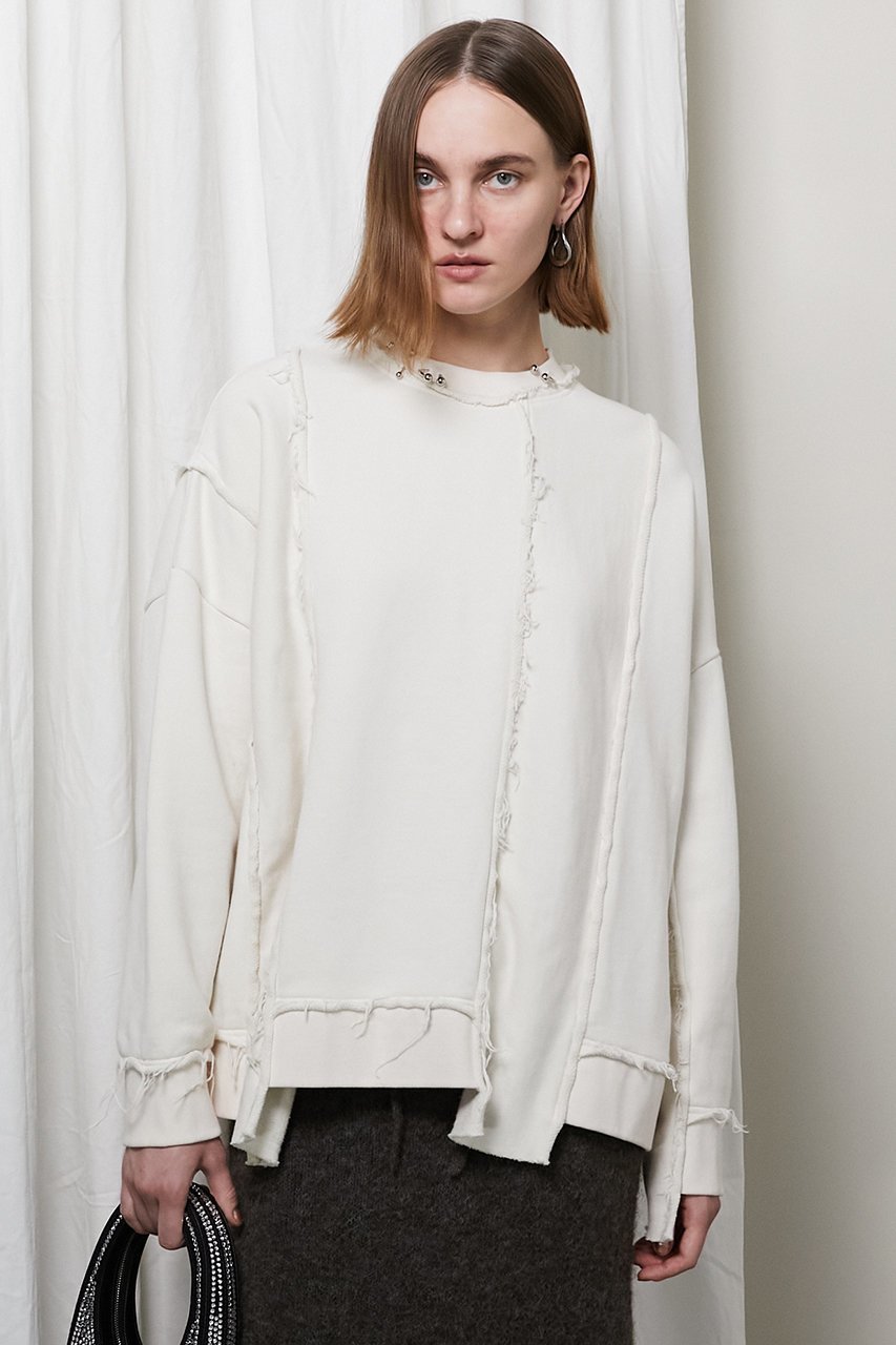 【プランク プロジェクト/PRANK PROJECT】のピアッシングスウェットトップ/Piercing Sweatshirt Top 人気、トレンドファッション・服の通販 founy(ファニー) ファッション Fashion レディースファッション Fashion for Women トップス・カットソー Cut & Sew Tops シャツ・ブラウス・オフィスカジュアル Elegant Blouses & Button-Ups レディースパーカー・カジュアルフーディー Casual Hoodies & Sweatshirts ロングTシャツ・Tシャツ Longline T-Shirts & Tees スウェット・クルーネックトップス Sweatshirts & Crewnecks / Relaxed Fit Sweat Tops カットソー・ベーシックTシャツ Cut-and-Sewn Tops / Stretch Tees & Basics セットアップ Set-Up, Coordinated Outfit other-4|ID: prp329100004606551 ipo3291000000034421231