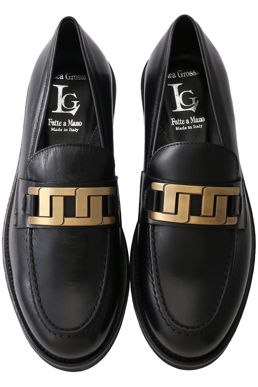 【ルカグロッシ/LucaGrossi】の幾何学ビットローファー 人気、トレンドファッション・服の通販 founy(ファニー) 　ファッション　Fashion　レディースファッション　Fashion for Women　シューズ　Shoes, Footwear　フラット　Flat, Flat Shoes　モチーフ　Motif, Design Theme　エレガント 上品　Elegant　定番　Standard, Basic Item　ビジネス 仕事 通勤　Business / Work / Commuting　other-4|ID: prp329100004606560 ipo3291000000035781003