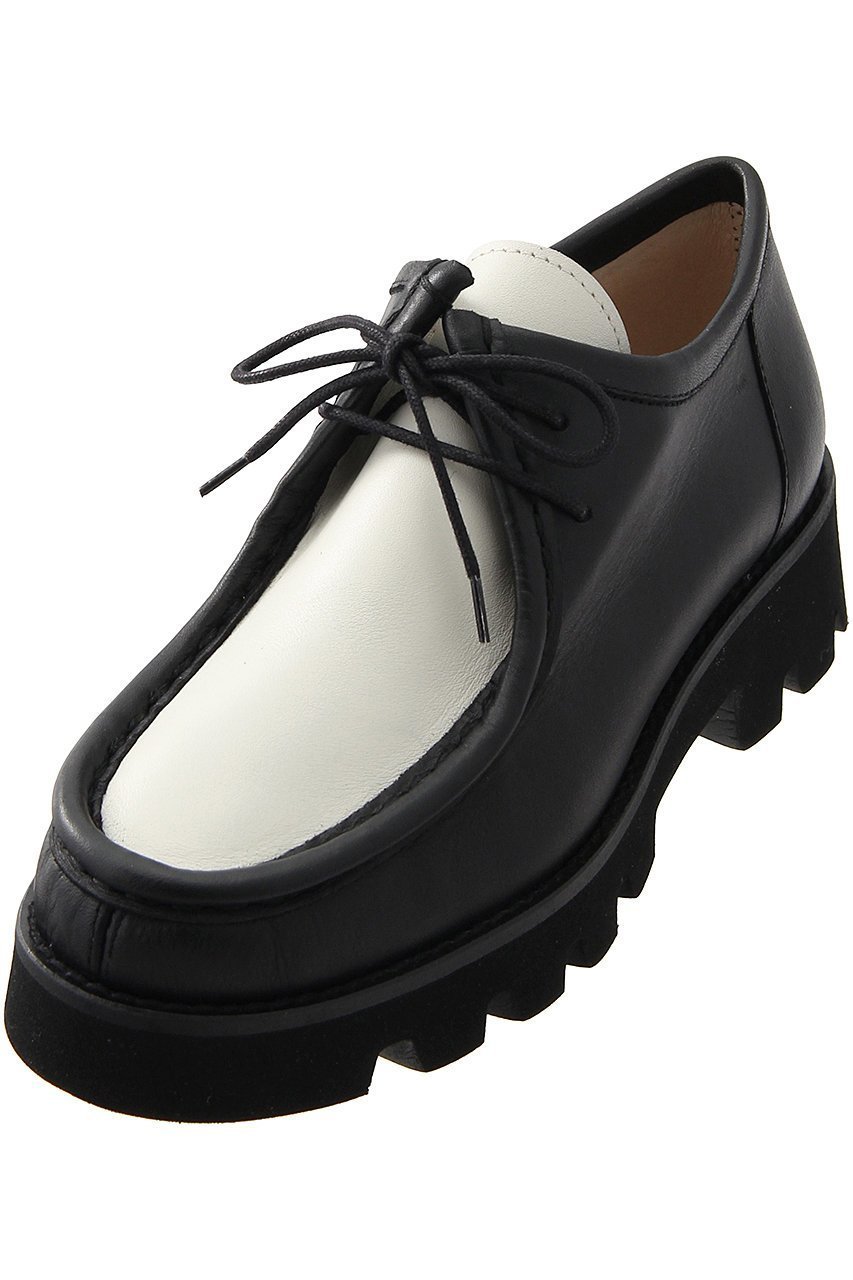 【エスメラルダ/Esmeralda】の【BONTRE】厚底チロリアンシューズ インテリア・キッズ・メンズ・レディースファッション・服の通販 founy(ファニー) 　ファッション　Fashion　レディースファッション　Fashion for Women　シューズ　Shoes, Footwear　シンプル　Simple, Minimal　フラット　Flat, Flat Shoes　ベーシック　Basic, Essential　厚底　Platform Shoes　ブラック/アイボリー|ID: prp329100004606561 ipo3291000000036073422