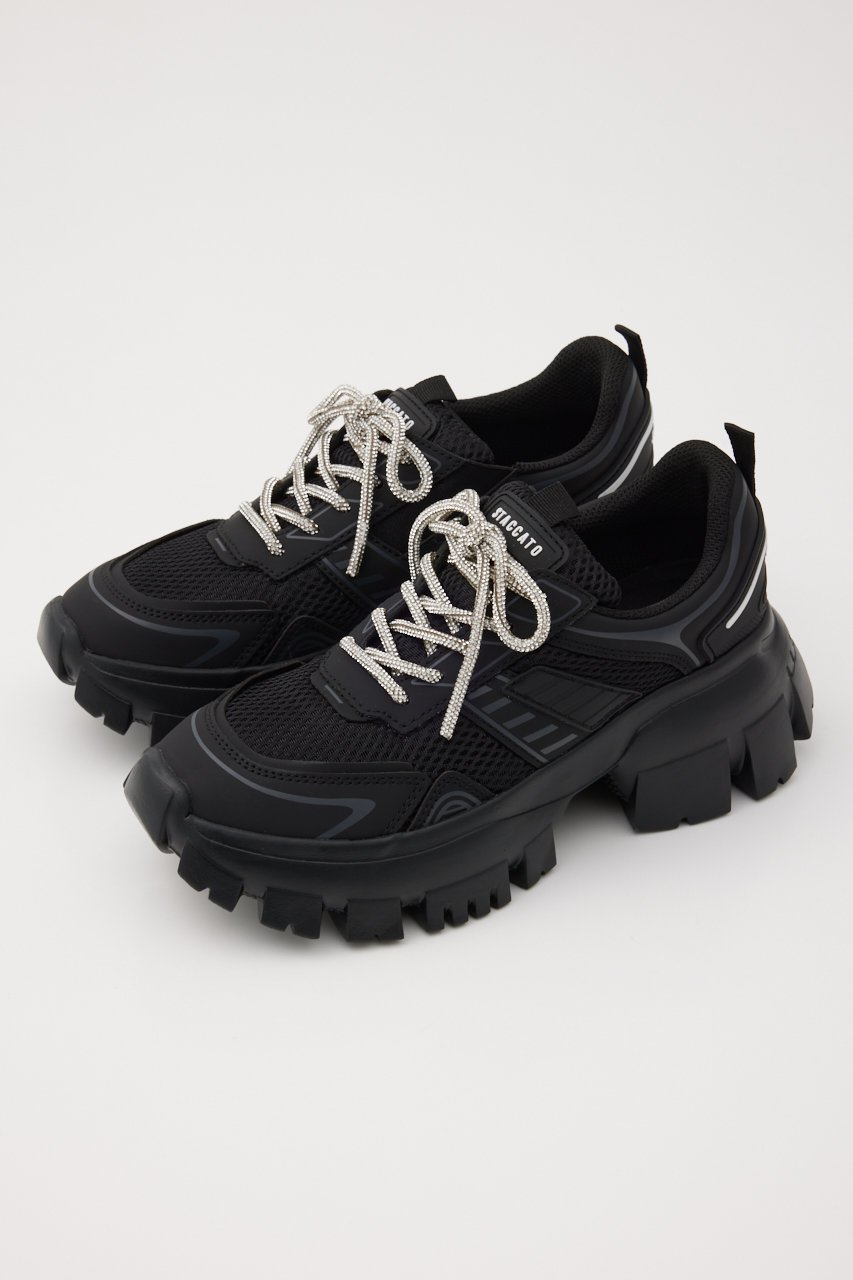 【スタッカート/STACCATO】のドルチェボリュームスニーカー 人気、トレンドファッション・服の通販 founy(ファニー) 　ファッション　Fashion　レディースファッション　Fashion for Women　ストーン　Stone, Gem-Like　スニーカー　Sneakers, Trainers　スリッポン　Slip-On, Loafer　レース　Lace, Lace Fabric　other-2|ID: prp329100004606564 ipo3291000000032869122