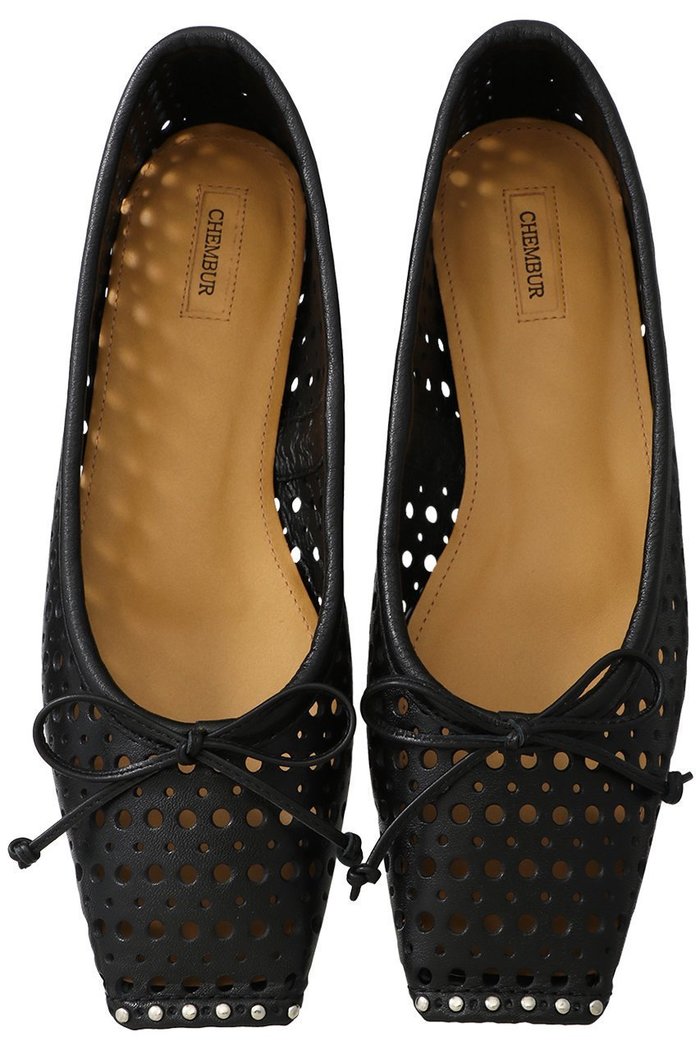 【マルティニーク/martinique】の【CHEMBUR】FLAT STUD PUNCHING BALLET インテリア・キッズ・メンズ・レディースファッション・服の通販 founy(ファニー) https://founy.com/ ファッション Fashion レディースファッション Fashion for Women インド Indian Textile シューズ Shoes, Footwear スタッズ Studs, Metal Accents バレエ Ballet, Ballet Style フラット Flat, Flat Shoes |ID: prp329100004606570 ipo3291000000032869323