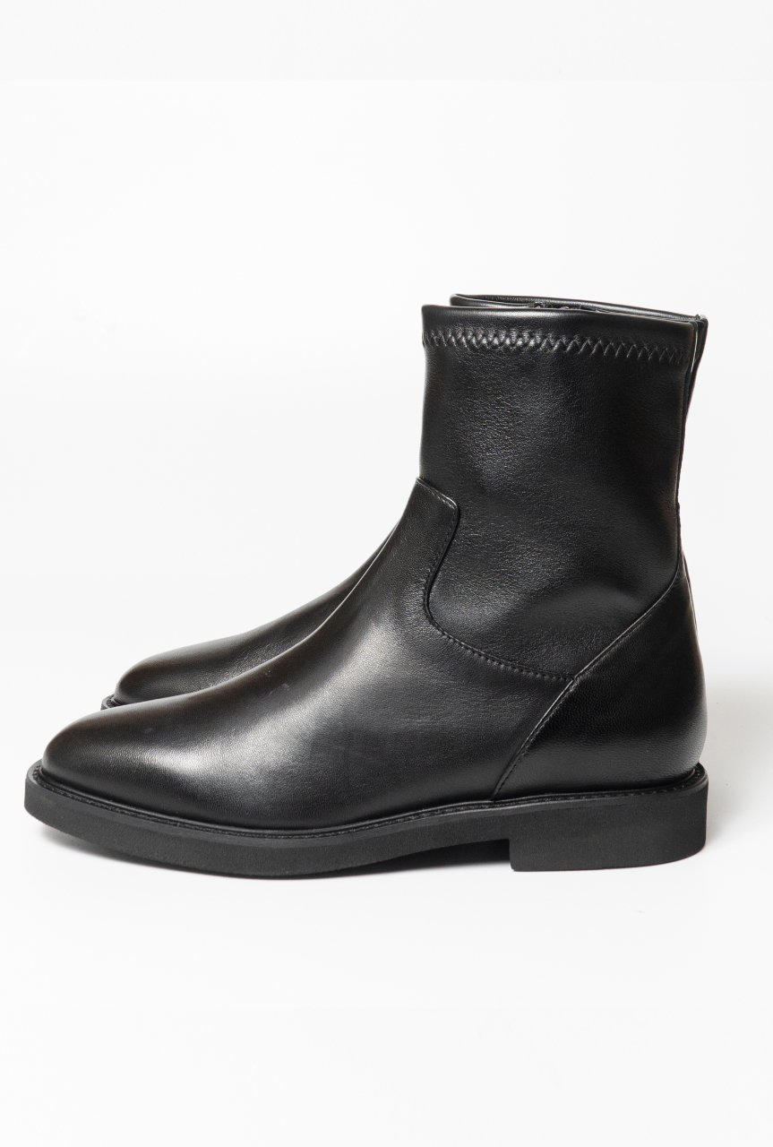 【ルカグロッシ/LucaGrossi】のストレッチショートブーツ インテリア・キッズ・メンズ・レディースファッション・服の通販 founy(ファニー) 　ファッション　Fashion　レディースファッション　Fashion for Women　ショート　Short, Short Length　シンプル　Simple, Minimal　ストレッチ　Stretch, Stretchy Fabric　トレンド　Trend, Trending Now　軽量　Lightweight, Ultra Light　ブラック|ID: prp329100004606574 ipo3291000000035614704