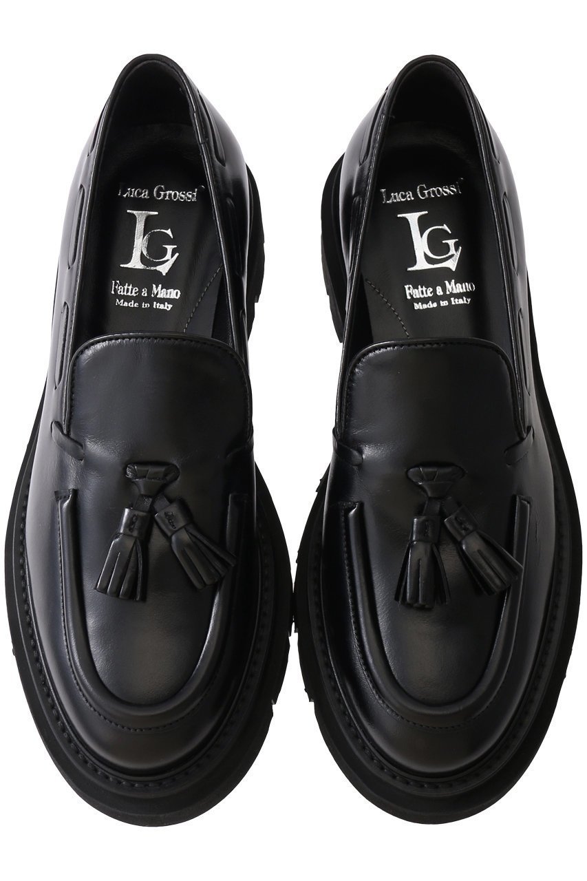 【ルカグロッシ/LucaGrossi】の厚底タッセルローファー 人気、トレンドファッション・服の通販 founy(ファニー) 　ファッション　Fashion　レディースファッション　Fashion for Women　シューズ　Shoes, Footwear　シンプル　Simple, Minimal　タッセル　Tassel, Fringe　フラット　Flat, Flat Shoes　エレガント 上品　Elegant　厚底　Platform Shoes　other-4|ID: prp329100004606578 ipo3291000000032869910