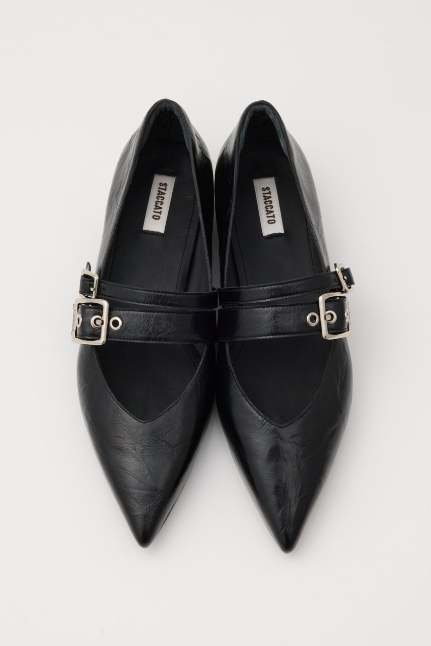 【スタッカート/STACCATO】のキラークラックフラット 人気、トレンドファッション・服の通販 founy(ファニー) 　ファッション　Fashion　レディースファッション　Fashion for Women　クール　Cool, Chic　シューズ　Shoes, Footwear　シルバー　Silver, Metallic Silver　スクエア　Square, Square Shape　スタイリッシュ　Stylish, Fashionable　ダブル　Double, Double-Breasted　フラット　Flat, Flat Shoes　other-3|ID: prp329100004606579 ipo3291000000034939974