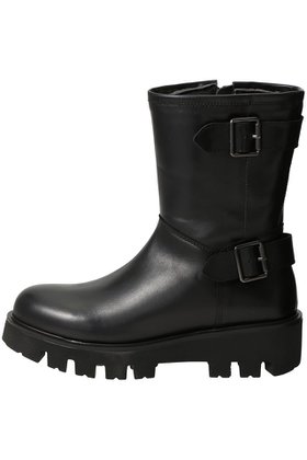 【エスメラルダ/Esmeralda】 【BONTRE】ミドルバイカーブーツ人気、トレンドファッション・服の通販 founy(ファニー) ファッション Fashion レディースファッション Fashion for Women クール Cool, Chic シルバー Silver, Metallic Silver ミドル Middle Length, Mid Height エレガント 上品 Elegant |ID:prp329100004606584